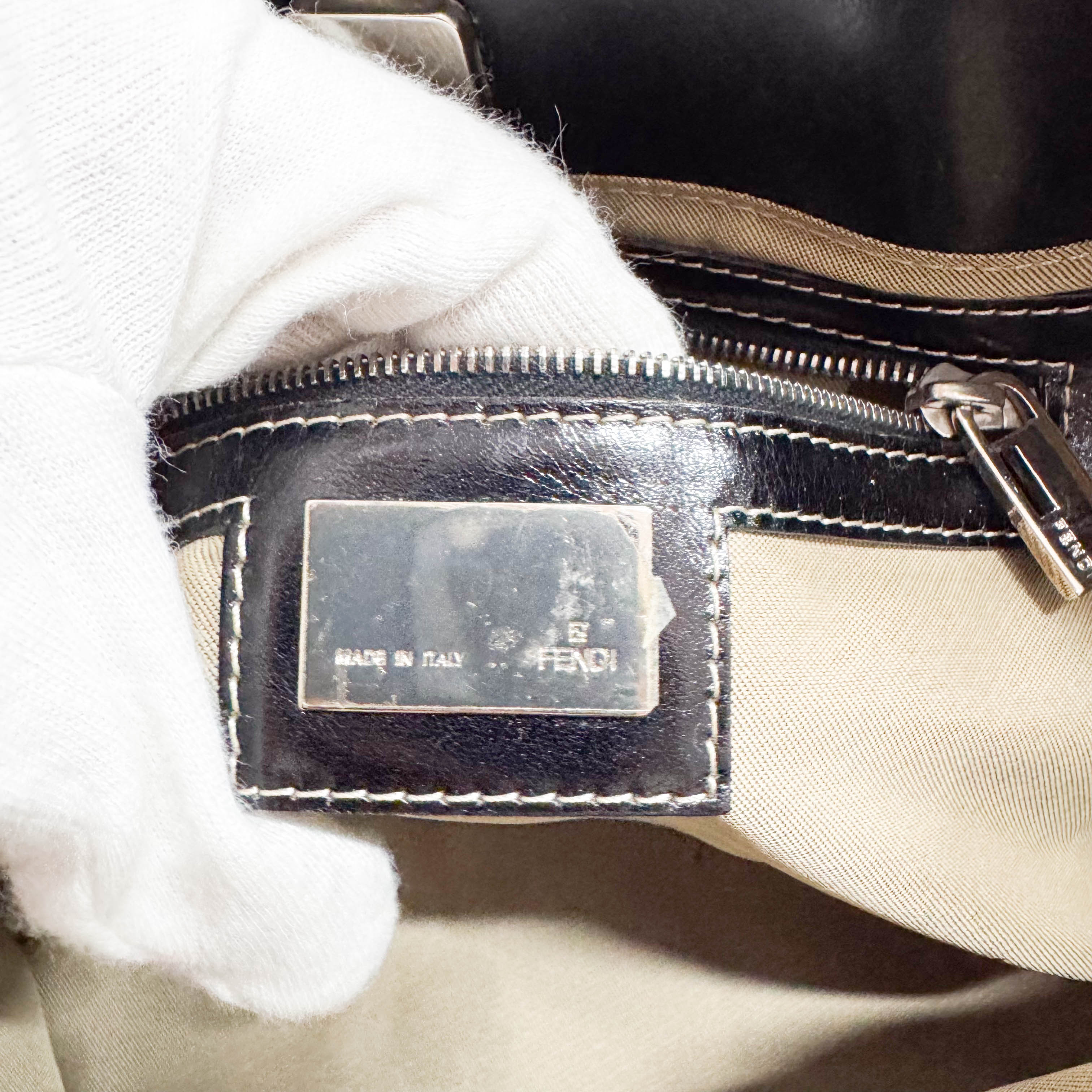 Beige Fur Shoulder Bag