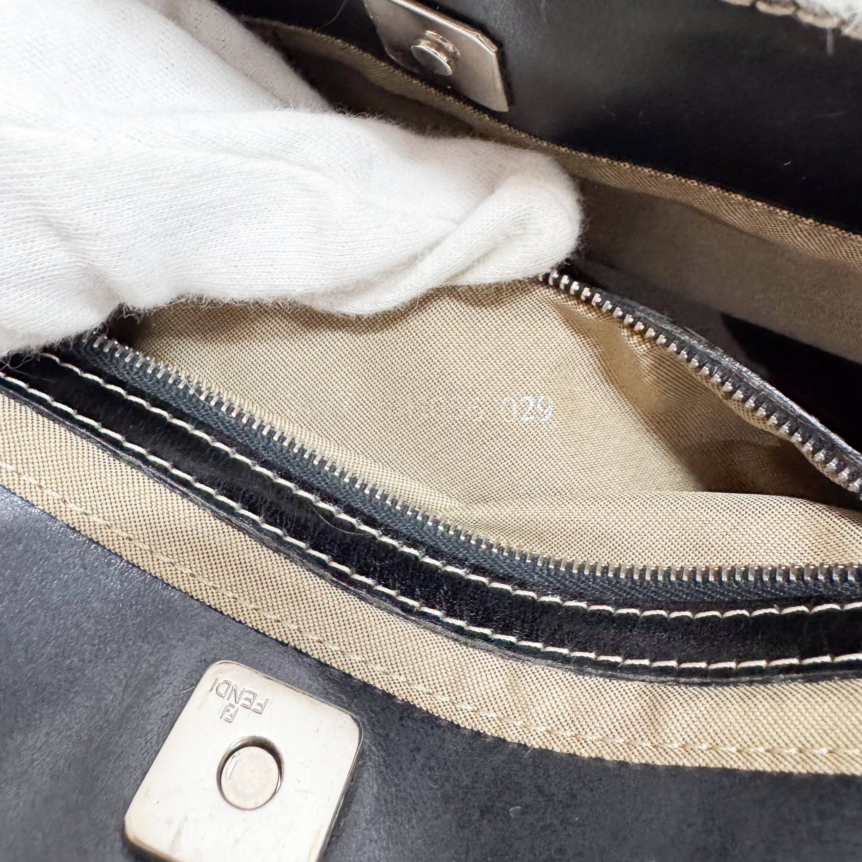 Beige Fur Shoulder Bag