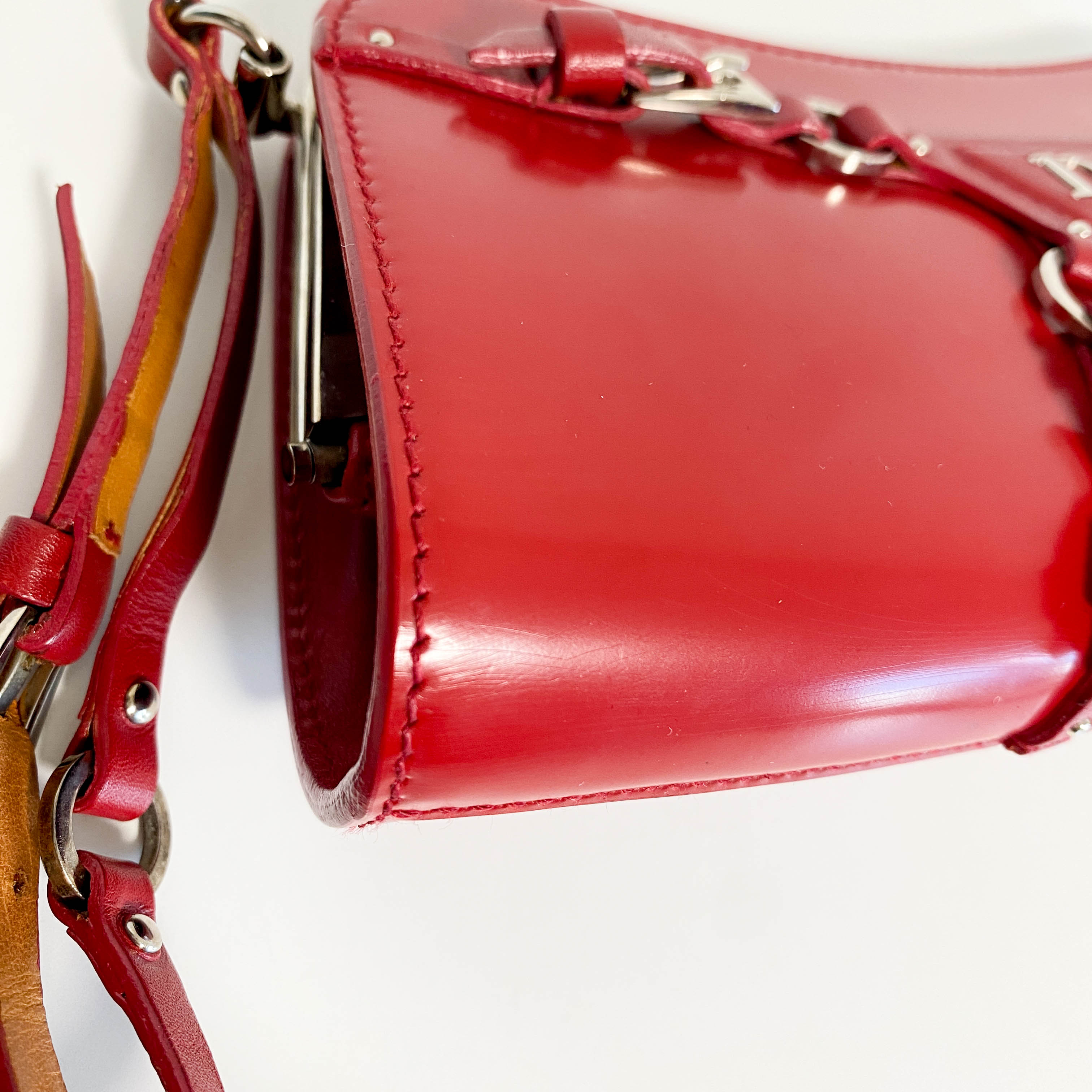 Punk Series Red Clutch Handbag
