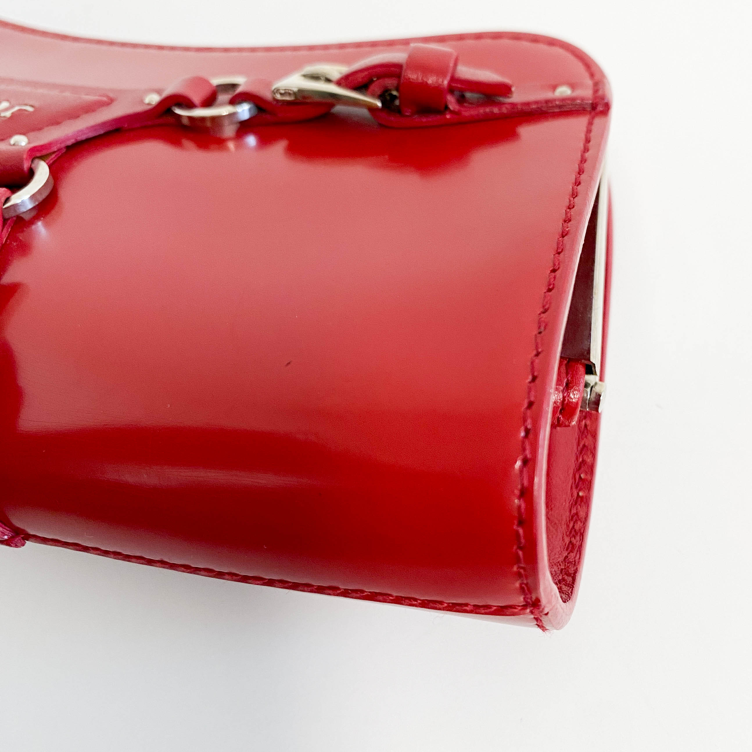Punk Series Red Clutch Handbag