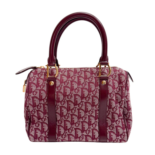 Trotter Red Canvas Handbag