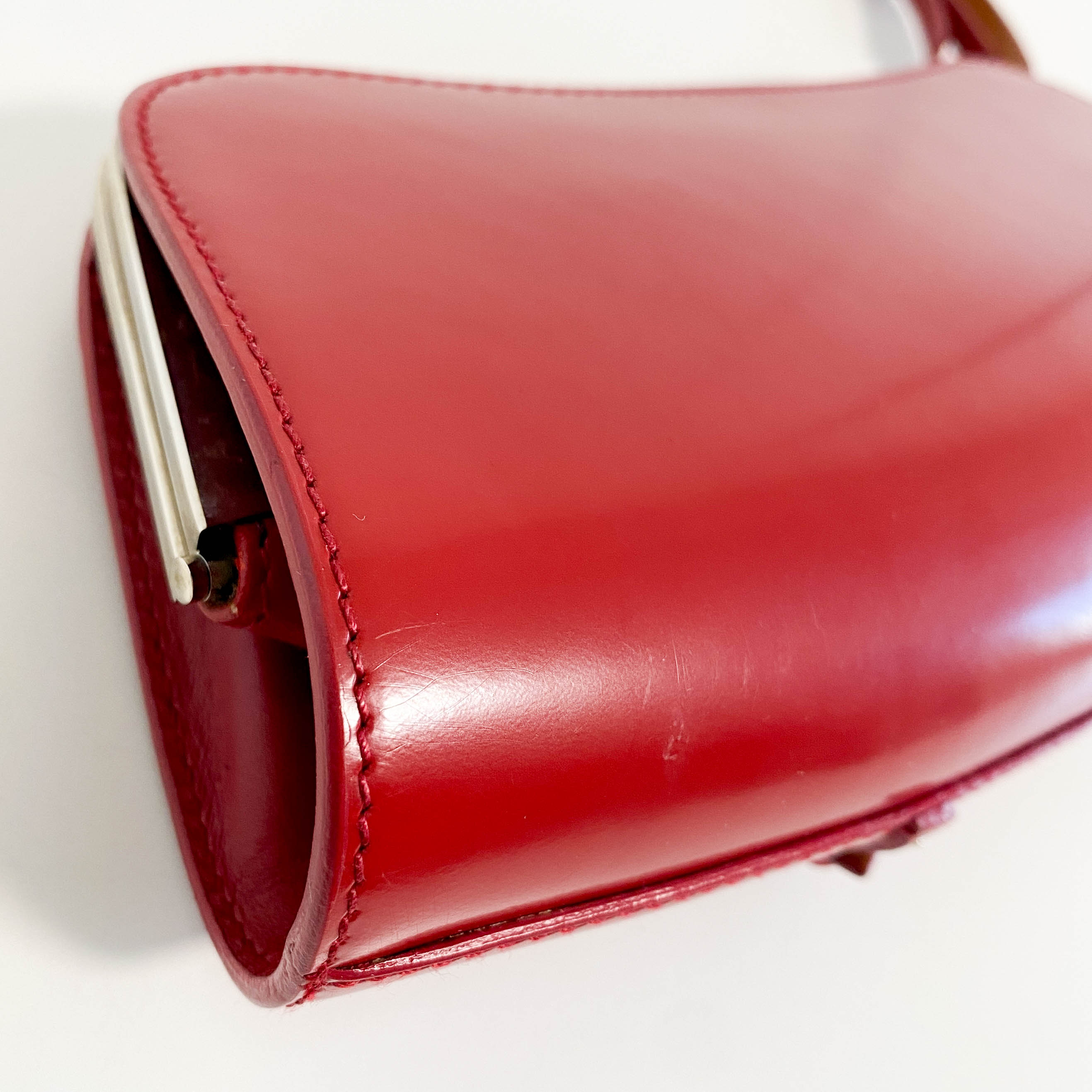 Punk Series Red Clutch Handbag