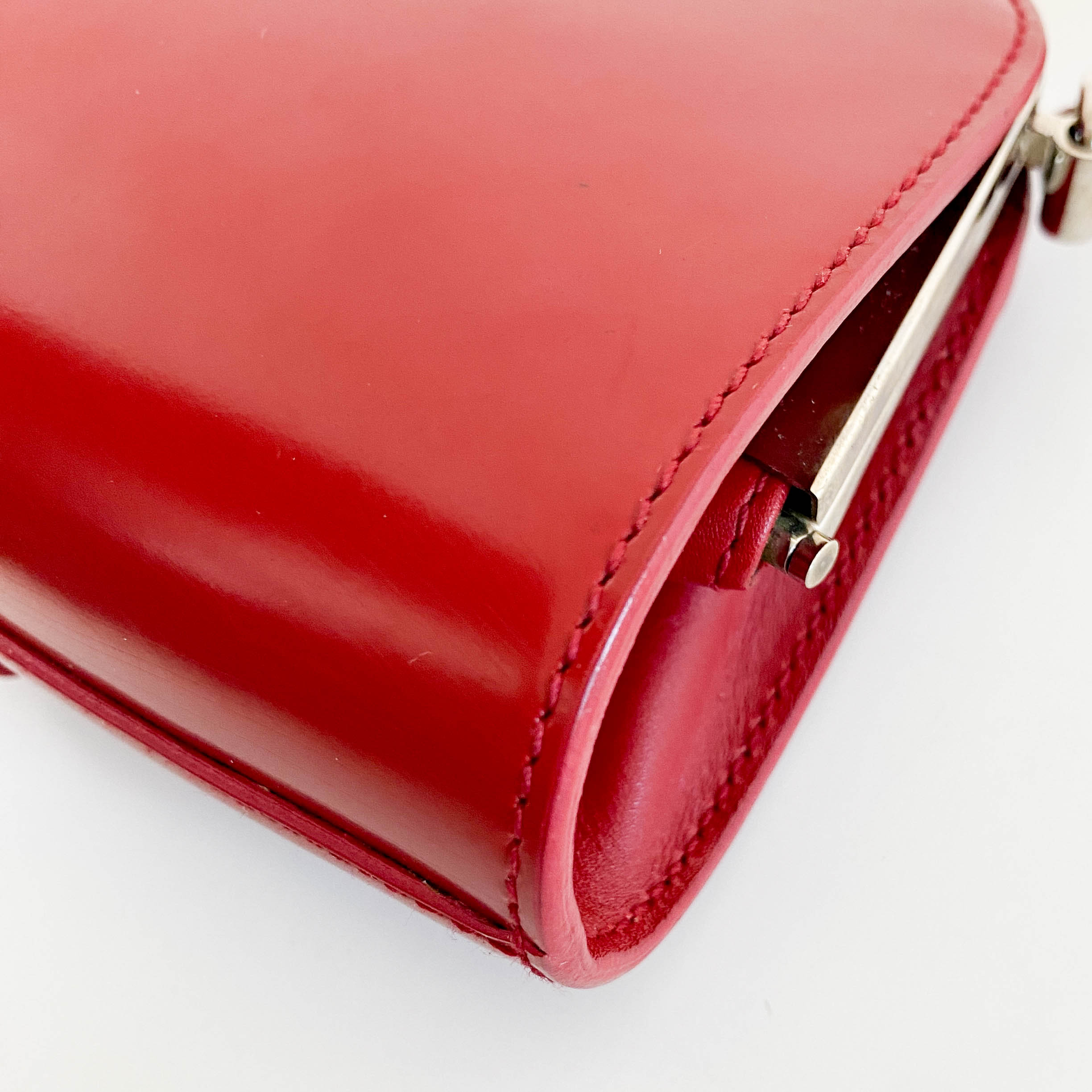 Punk Series Red Clutch Handbag