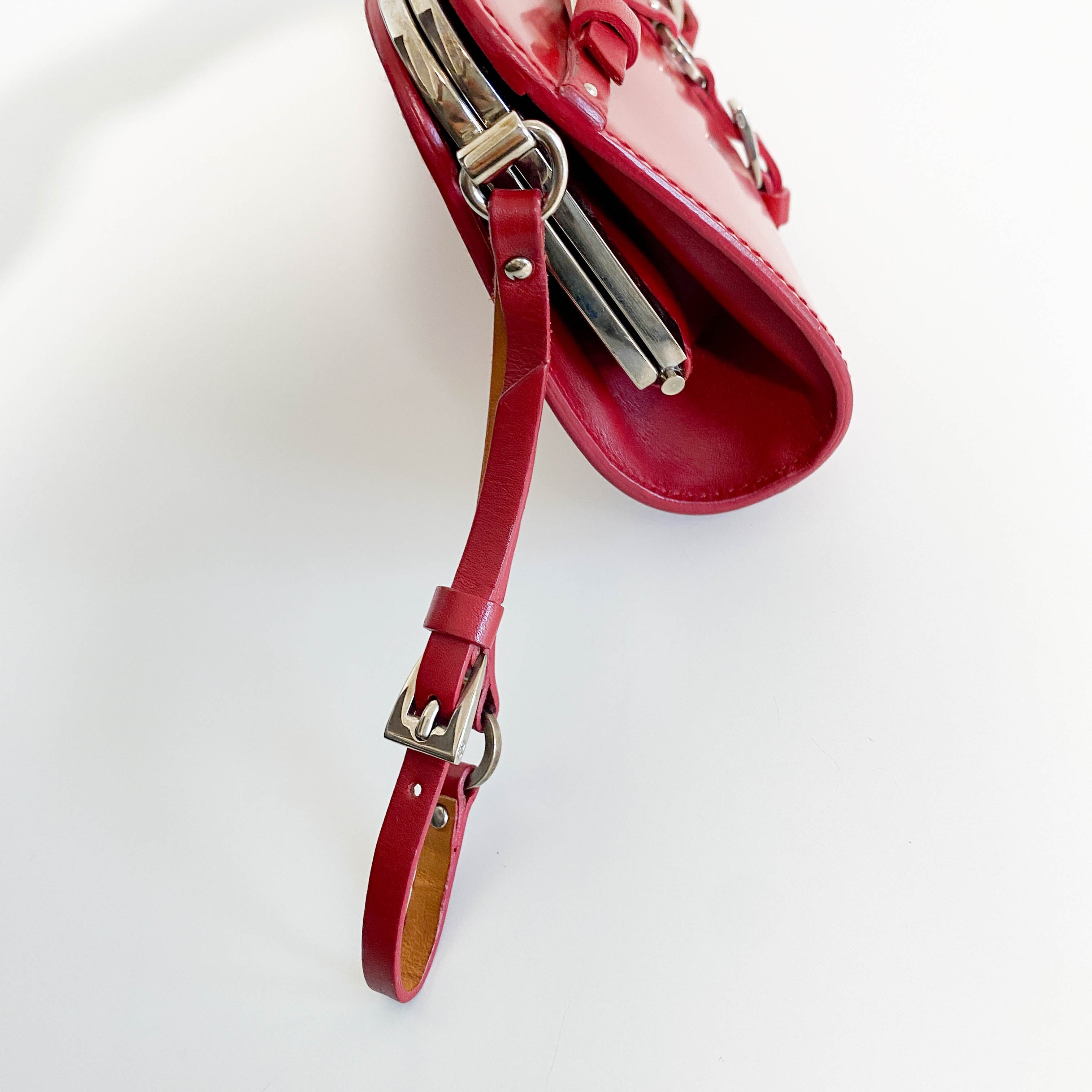 Punk Series Red Clutch Handbag