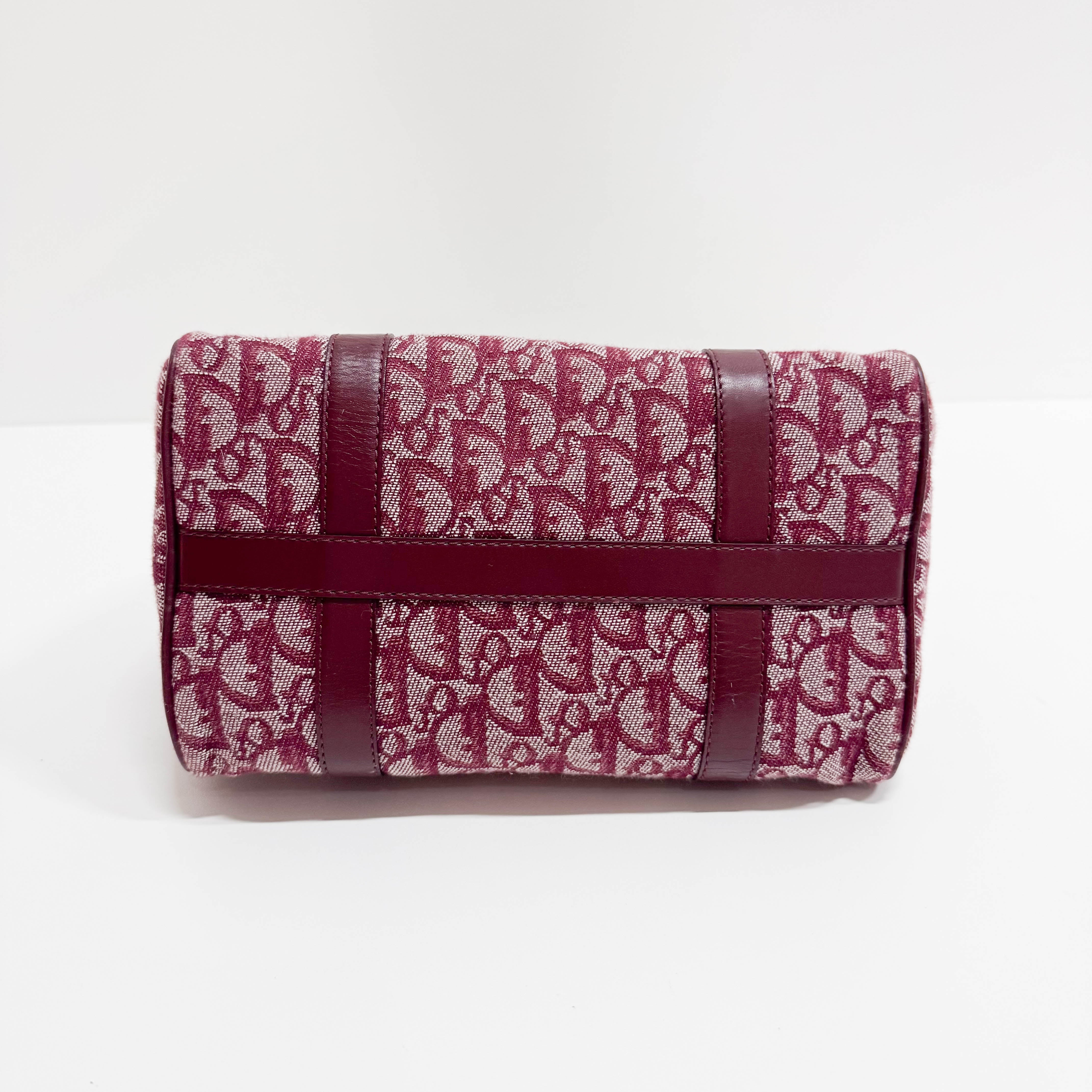 Trotter Red Canvas Handbag