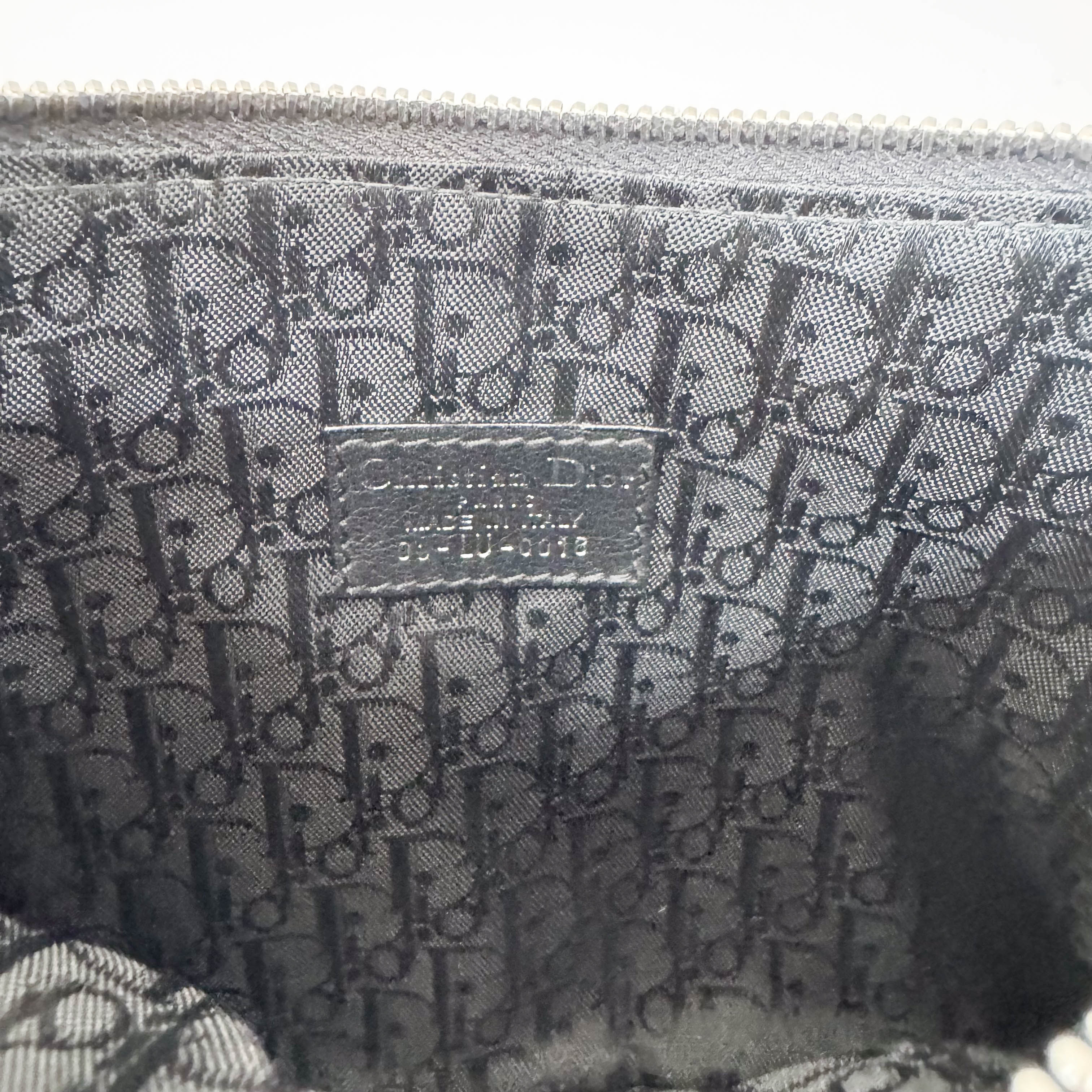 Zebra Print Pony Hair Clutch  Bag