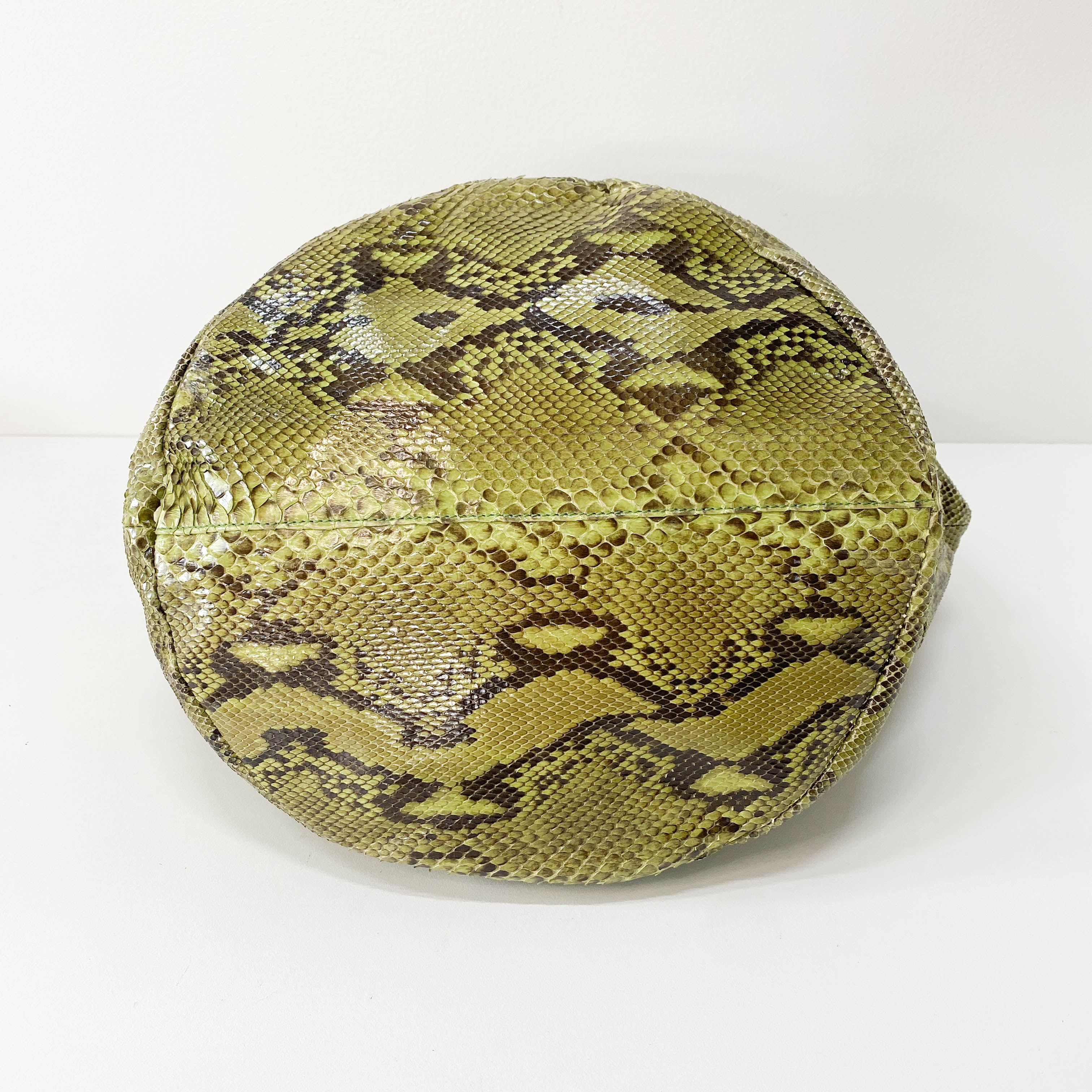 1996SS Tom Ford Era Bamboo Green Leather Bag