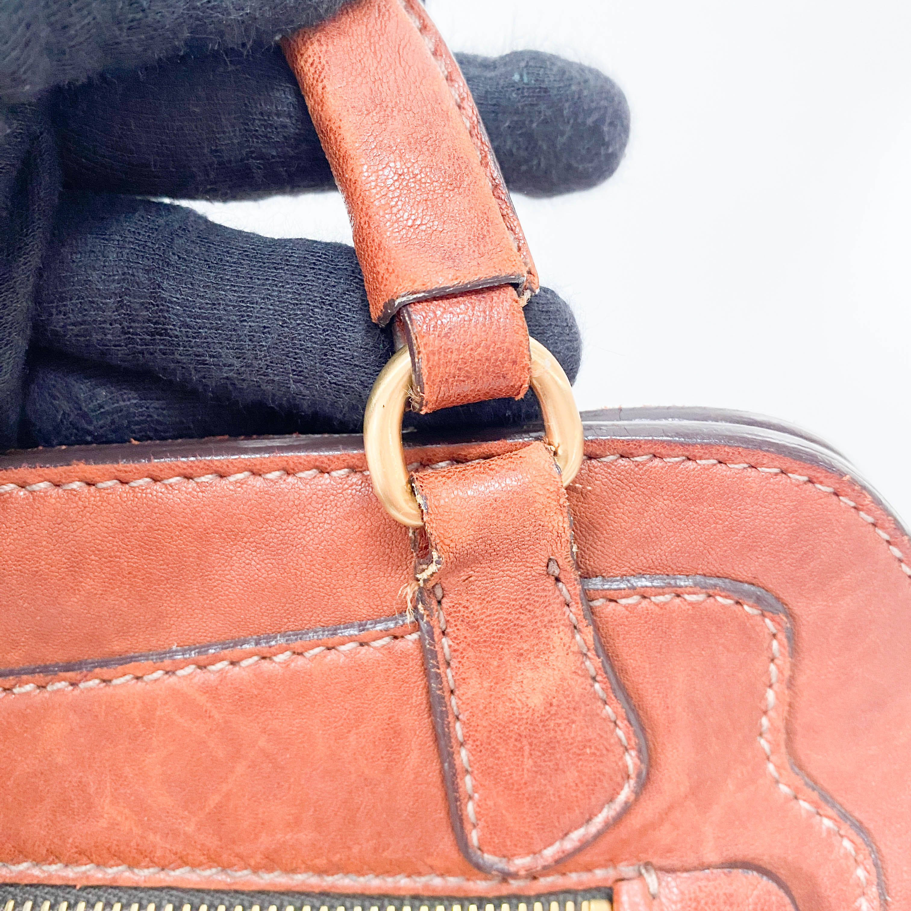 Miu Miu Leather Brown Shoulder Bag