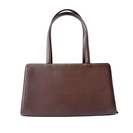 Brown Leather Shoulder Bag