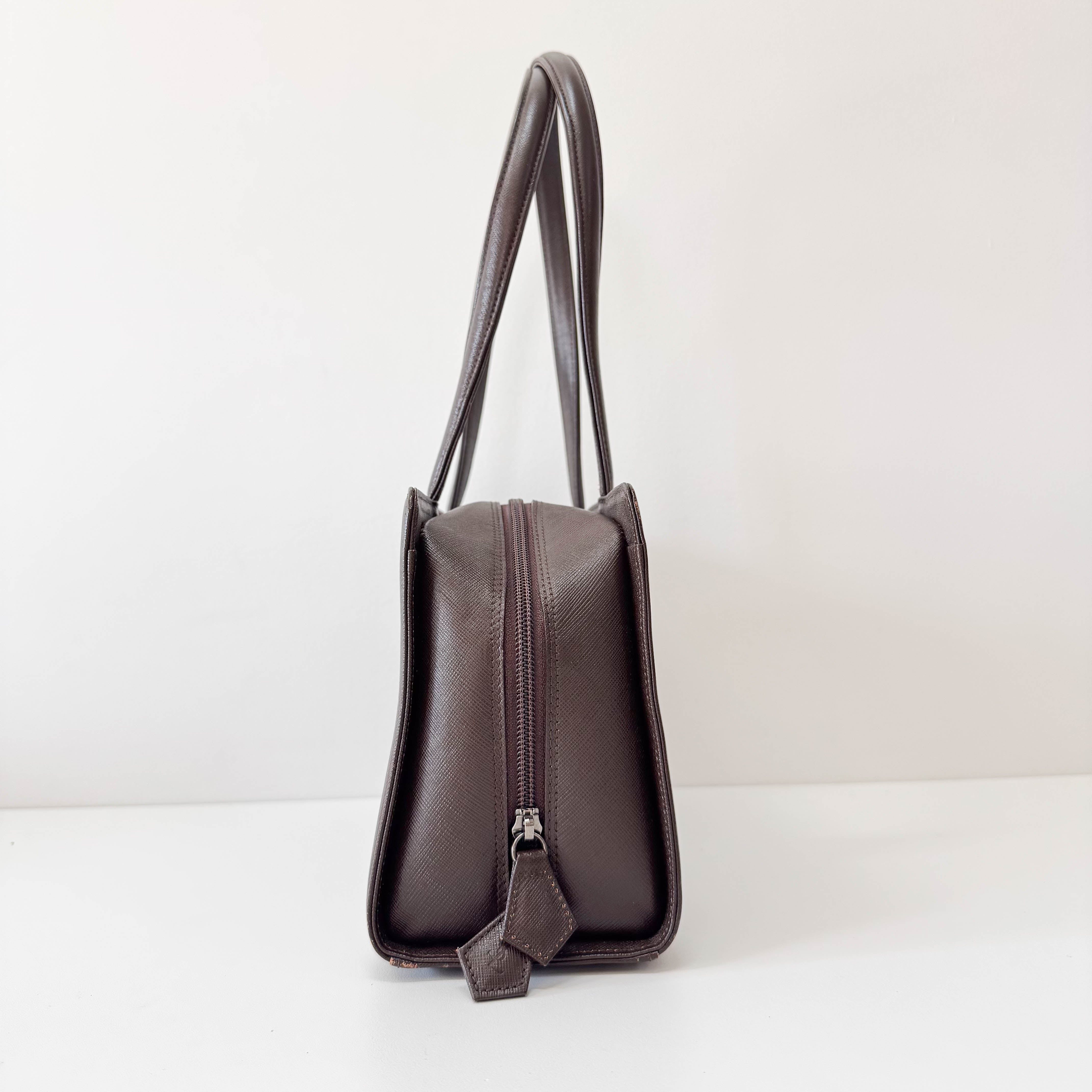 Brown Leather Shoulder Bag