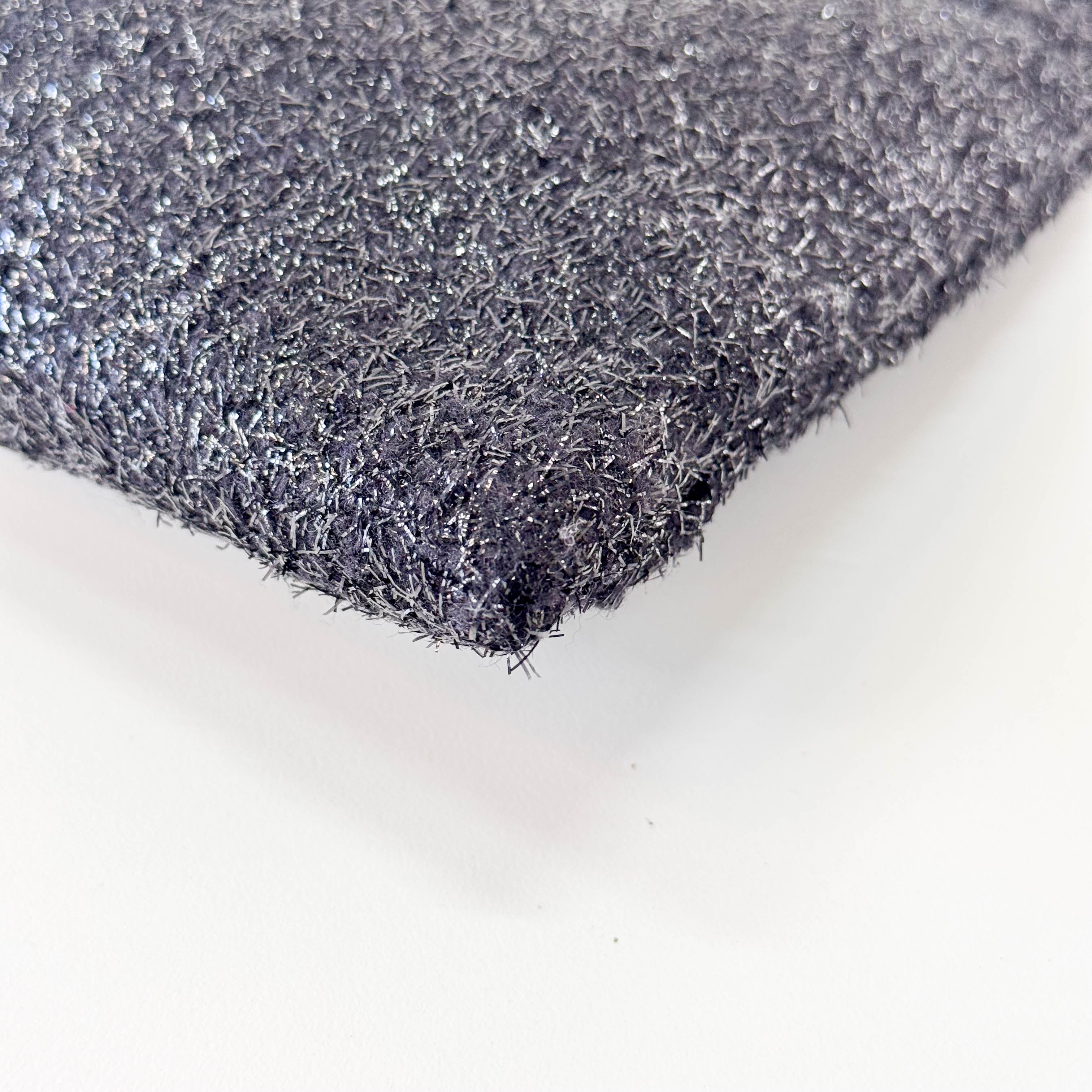 Black Satin Sparkles Shoulder Bag