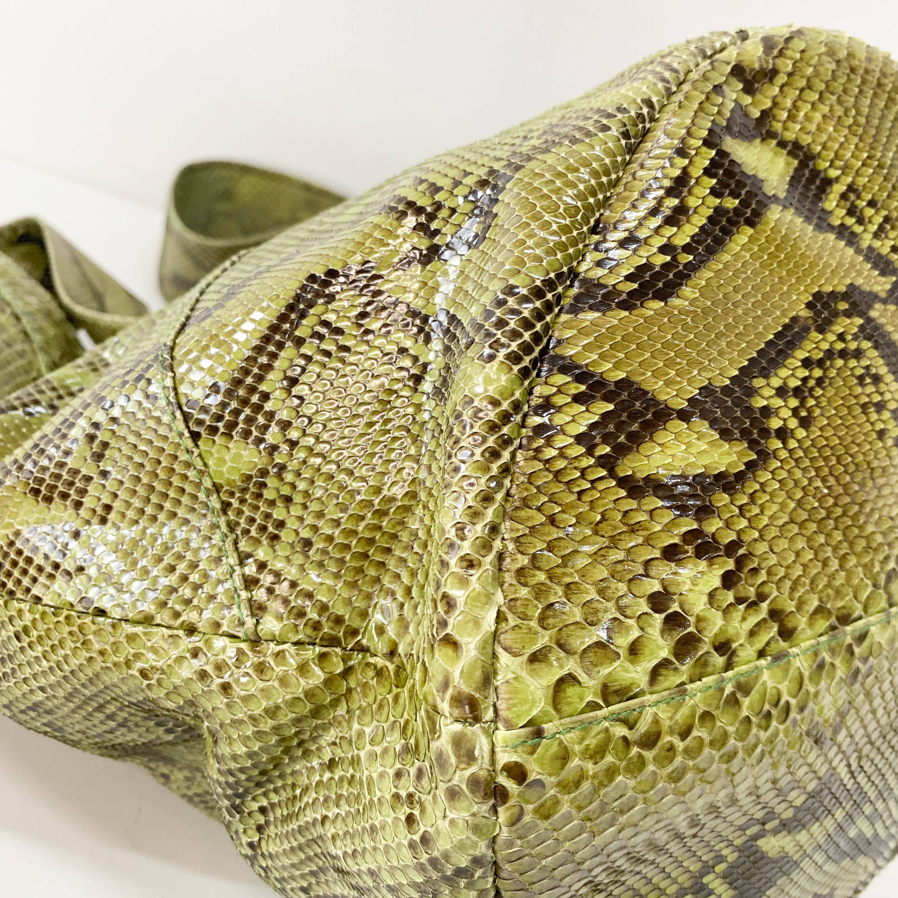 1996SS Tom Ford Era Bamboo Green Leather Bag