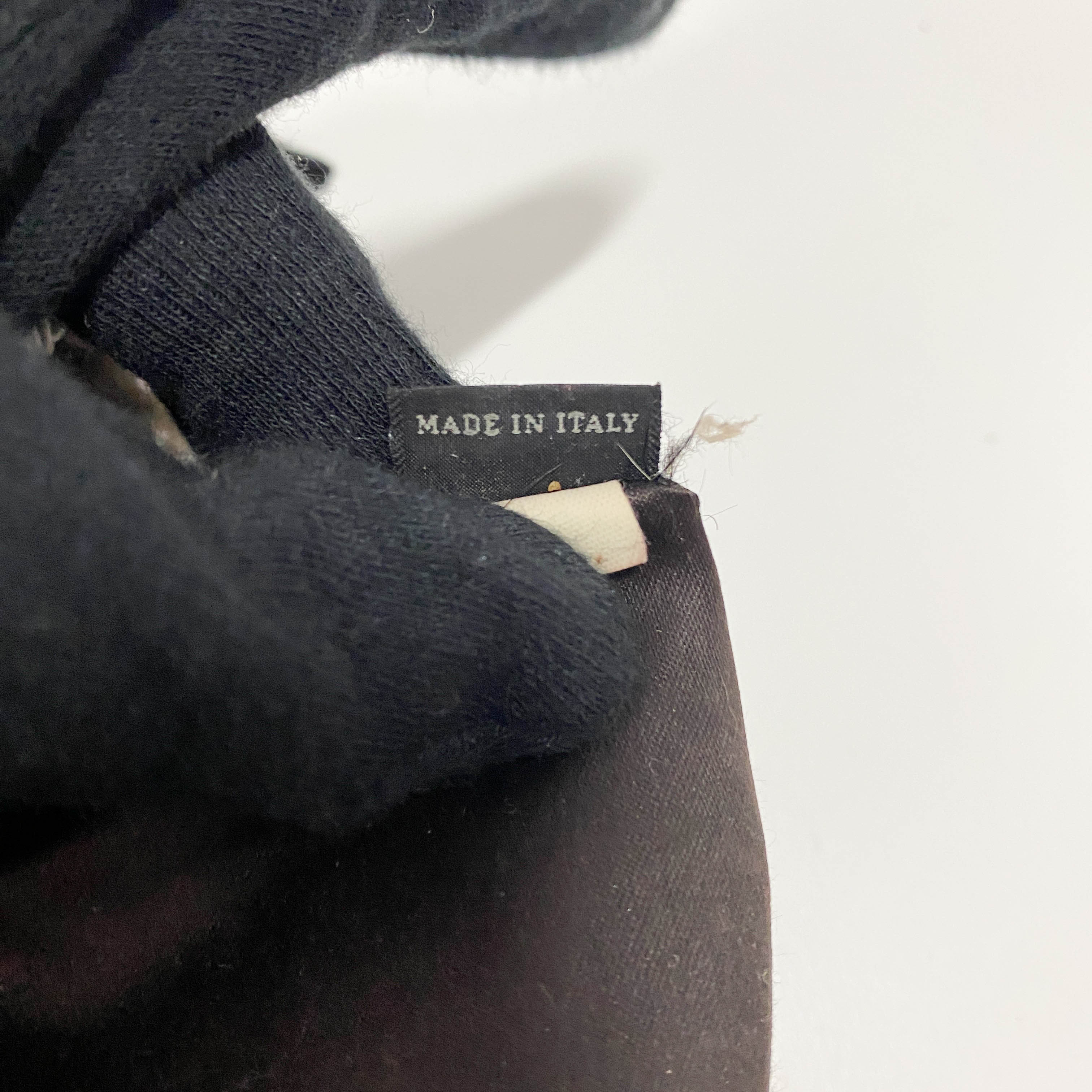 Vitello Grey Leather Bag