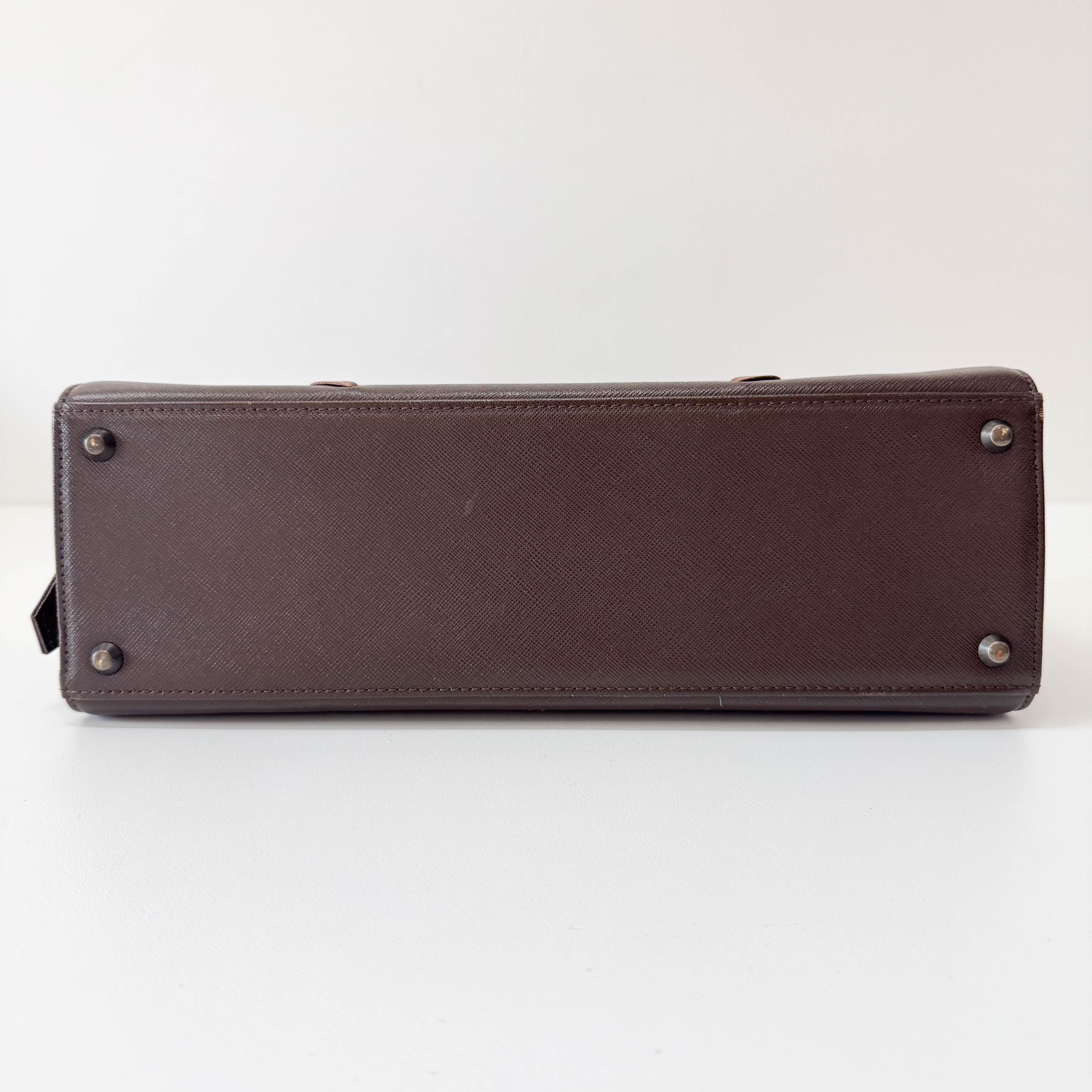 Brown Leather Shoulder Bag