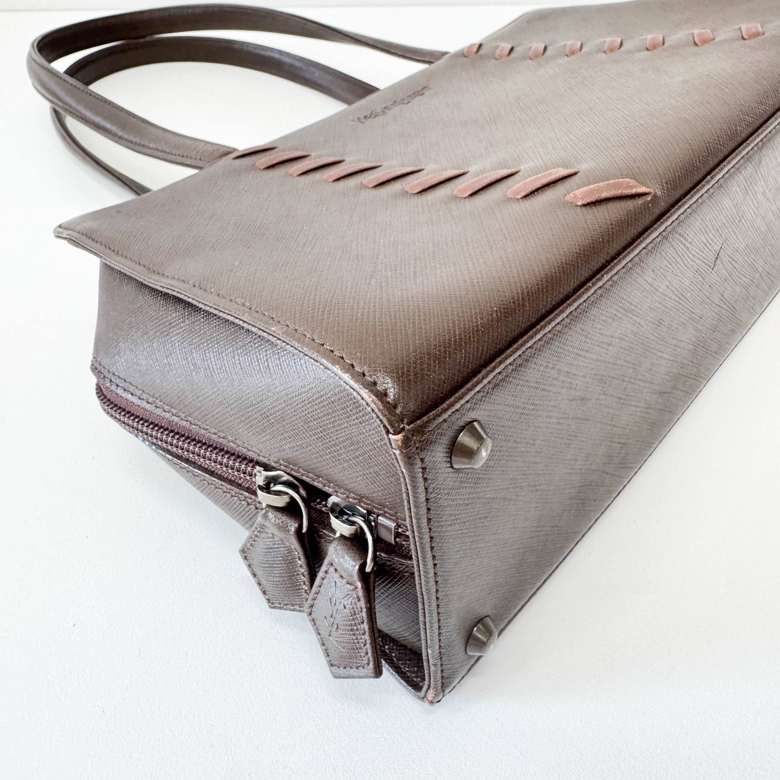 Brown Leather Shoulder Bag