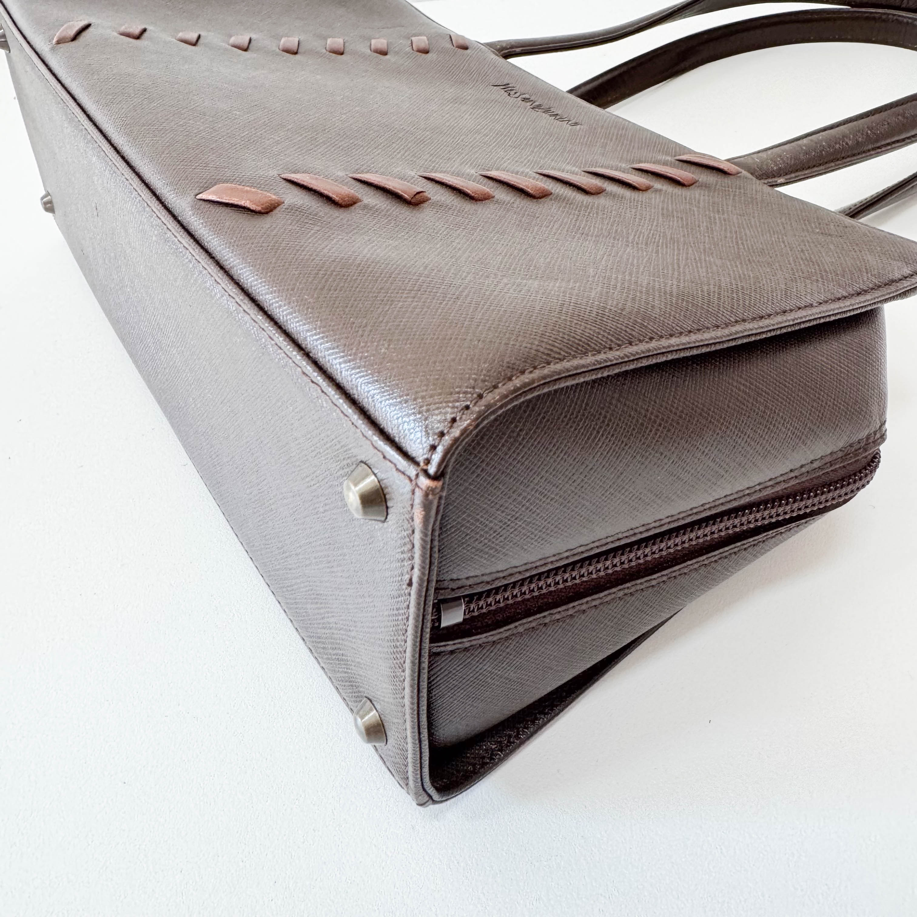 Brown Leather Shoulder Bag
