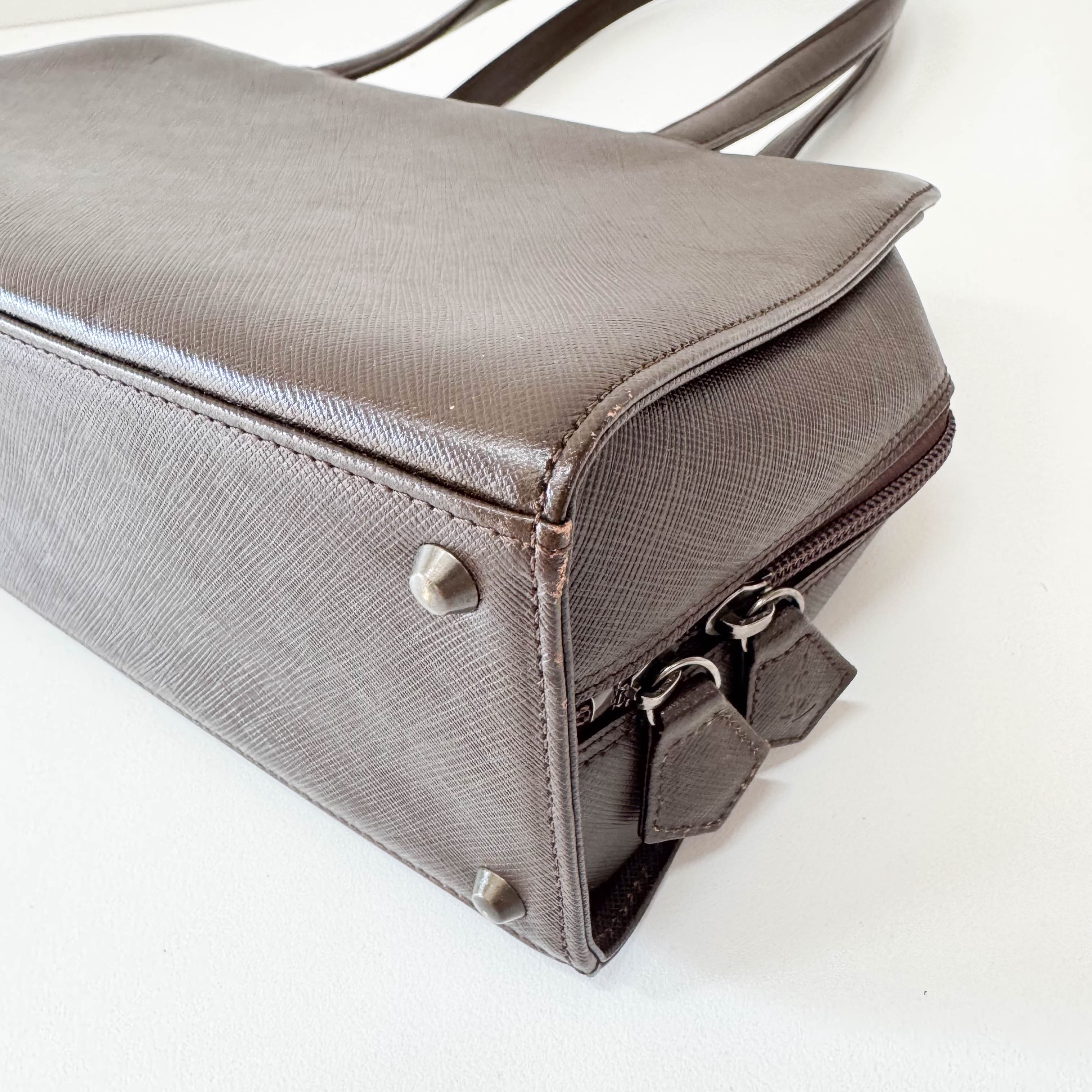 Brown Leather Shoulder Bag