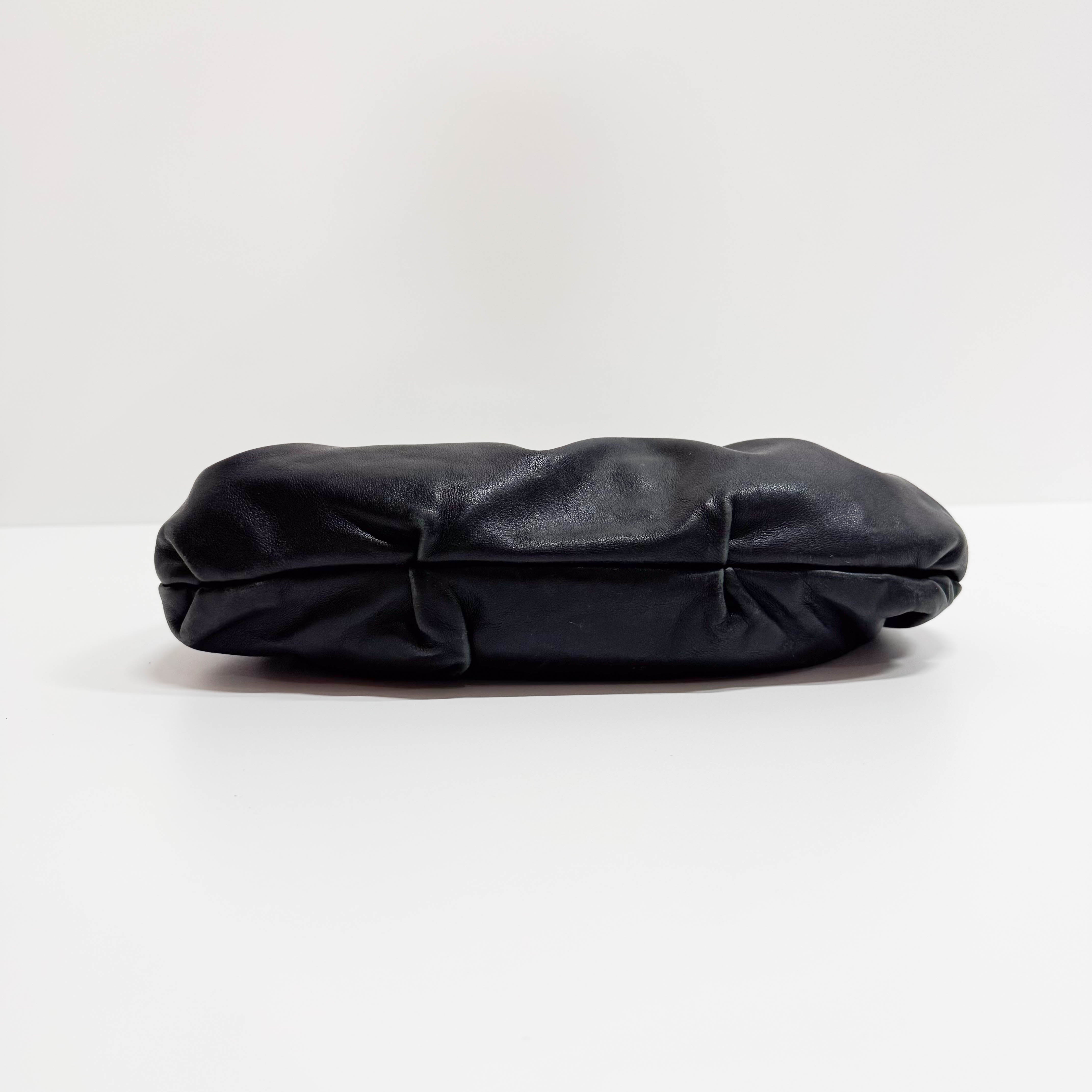 Black Leather Shoulder Bag