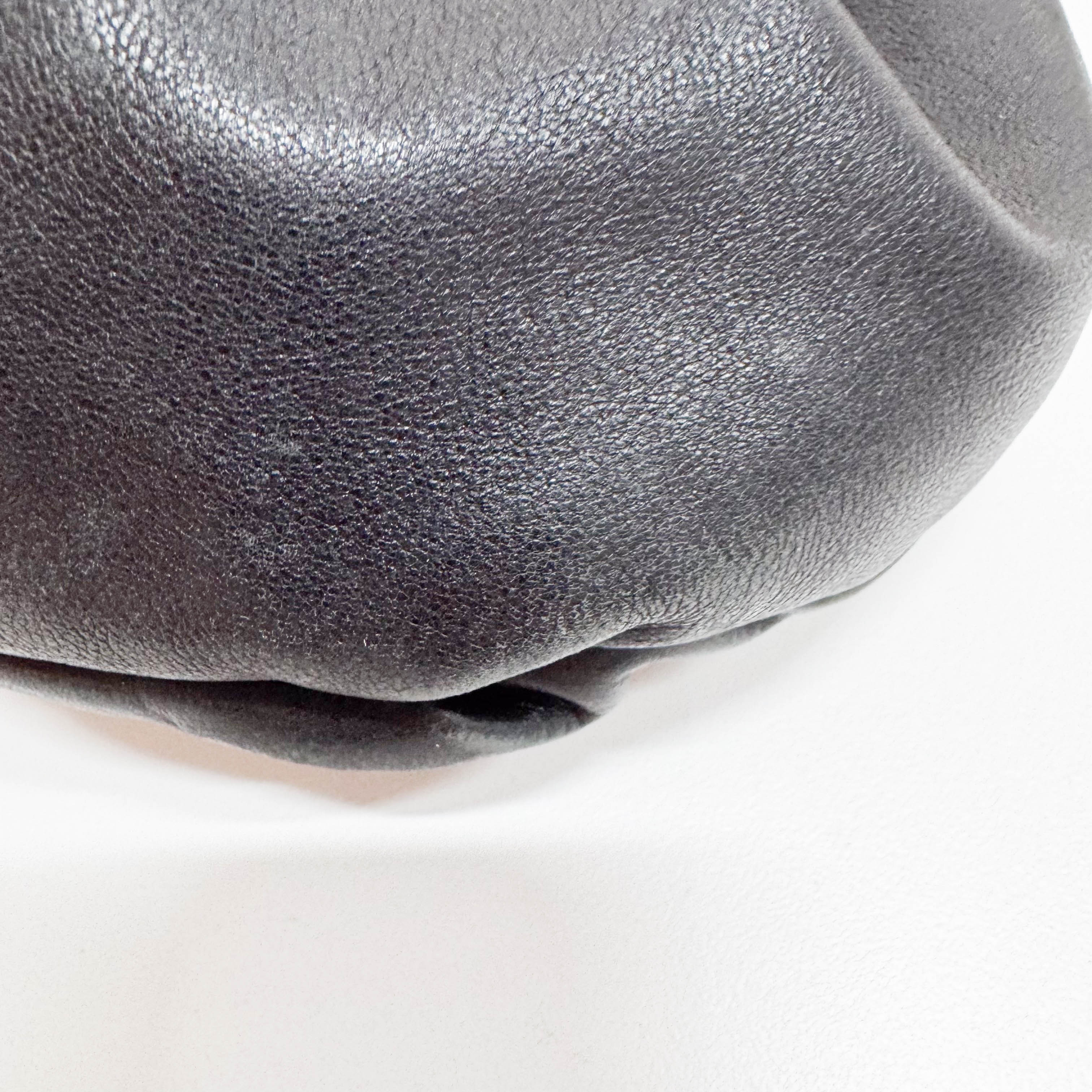 Black Leather Shoulder Bag