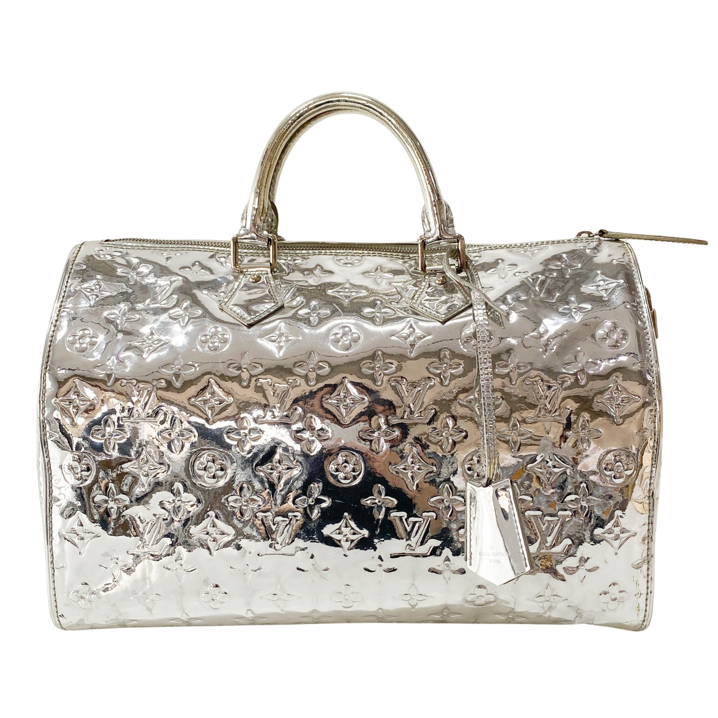 Louis Vuitton Silver Monogram Mirror Speedy