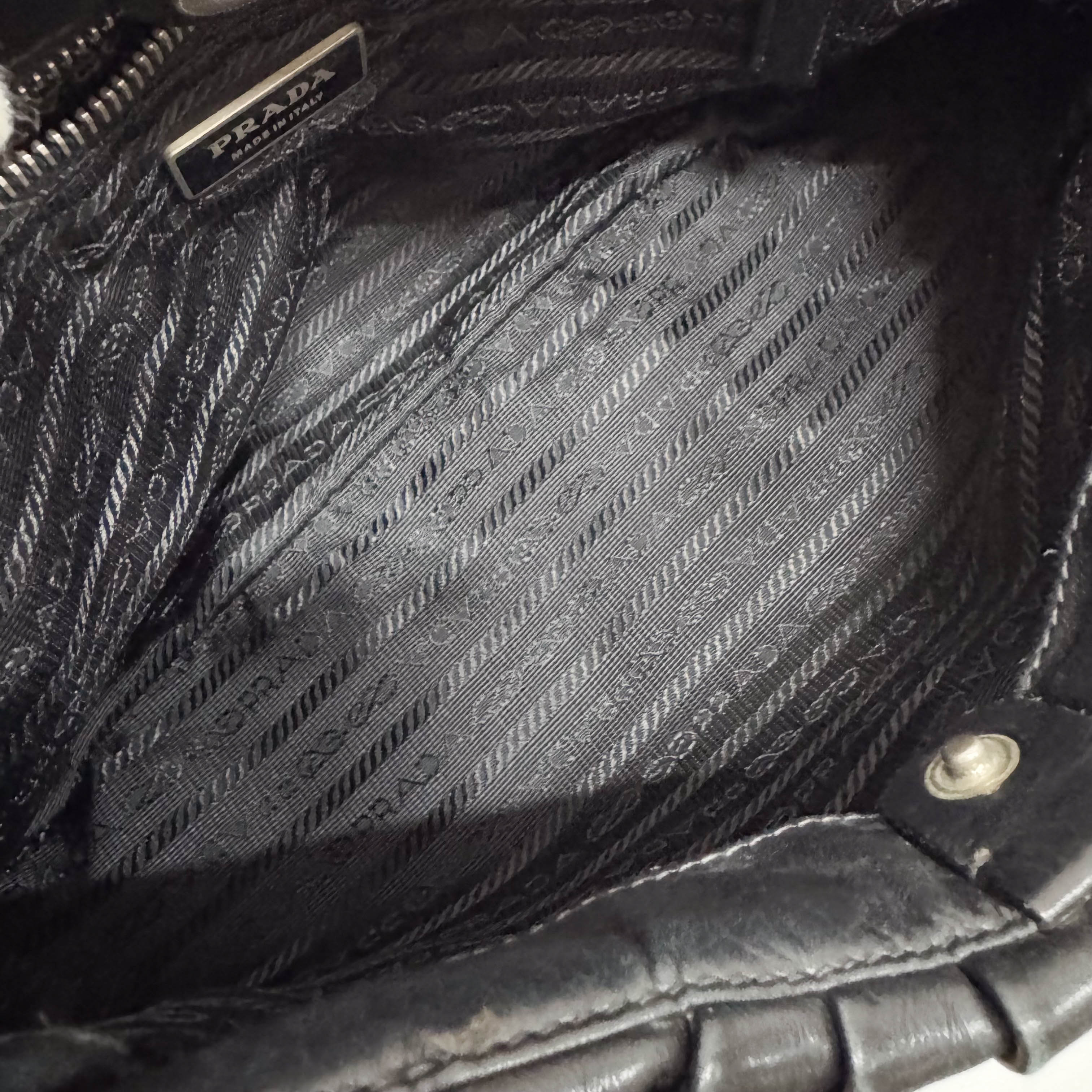 Black Leather Shoulder Bag