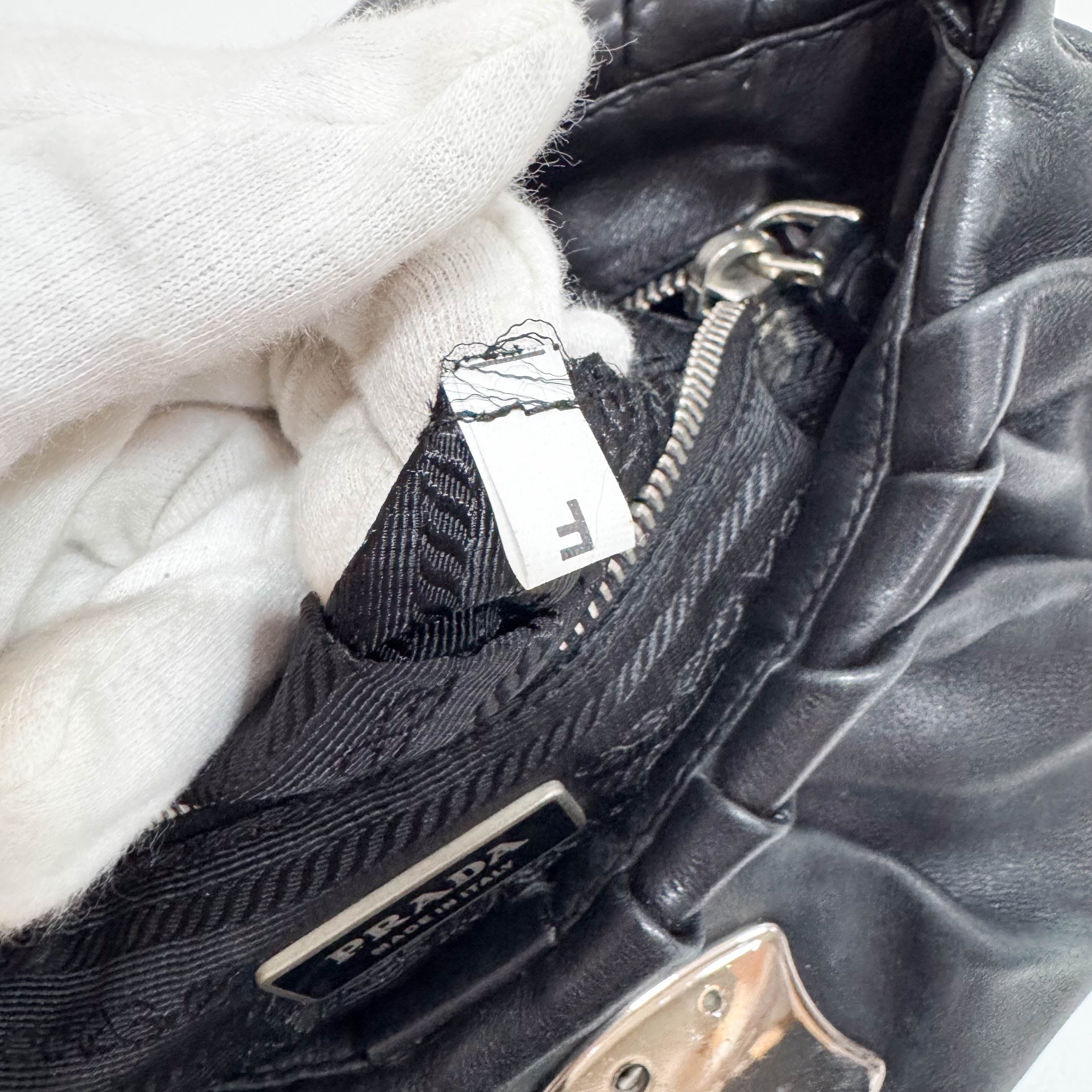 Black Leather Shoulder Bag