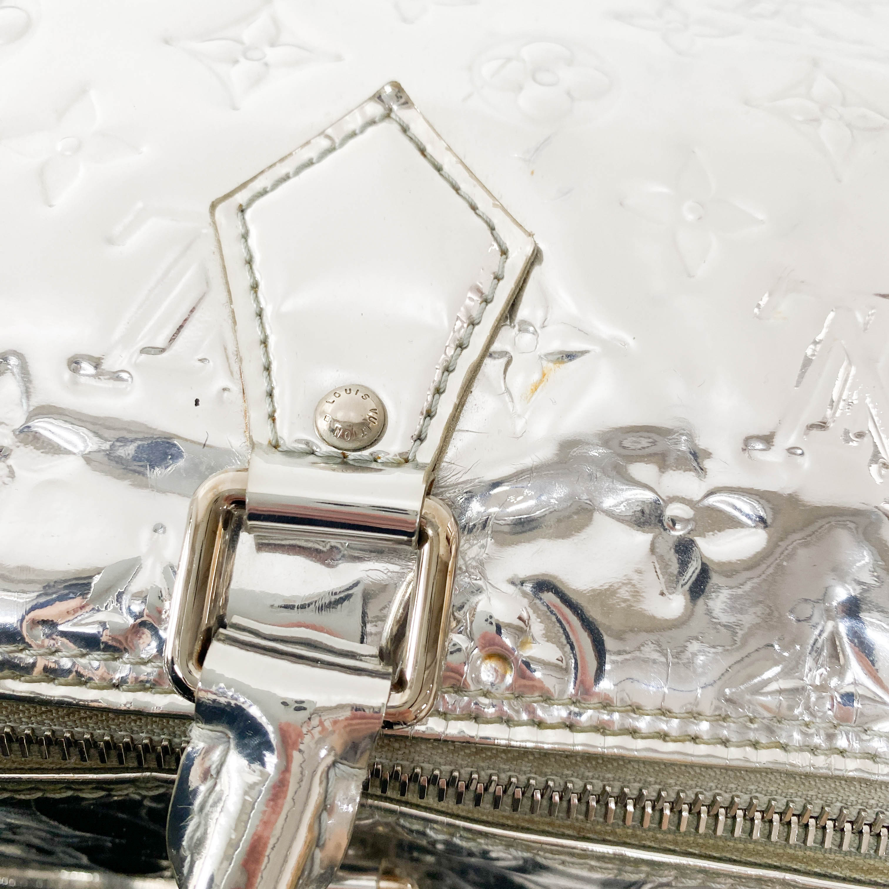 Louis Vuitton Silver Monogram Mirror Speedy