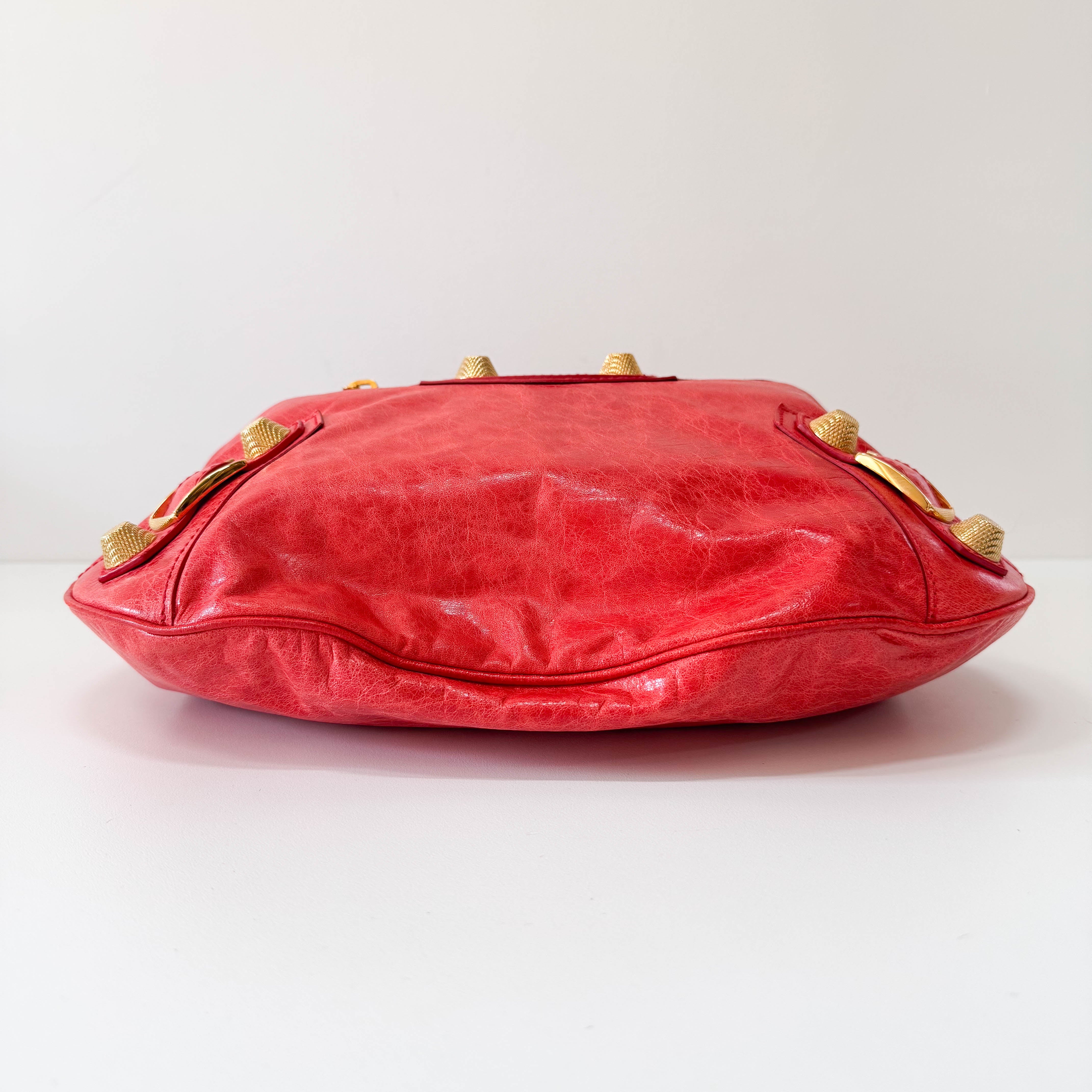 The Day Red Leather Hobo Shoulder Bag