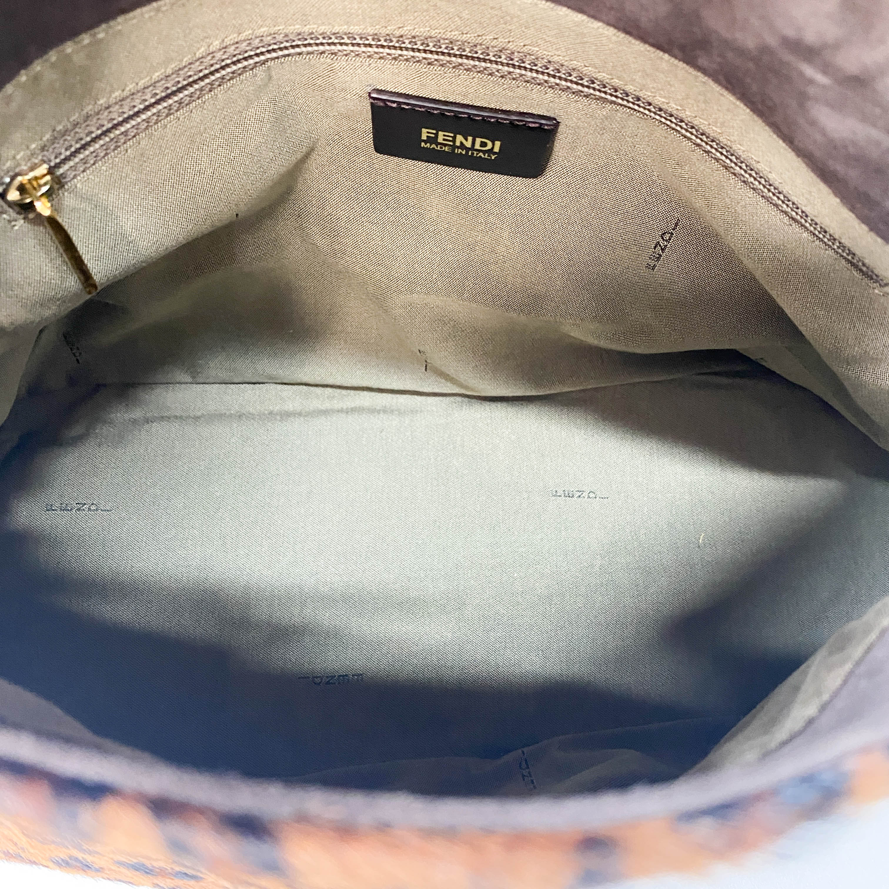 Large Mamma Baguette Leopard Pony Hair Shoulder Bag