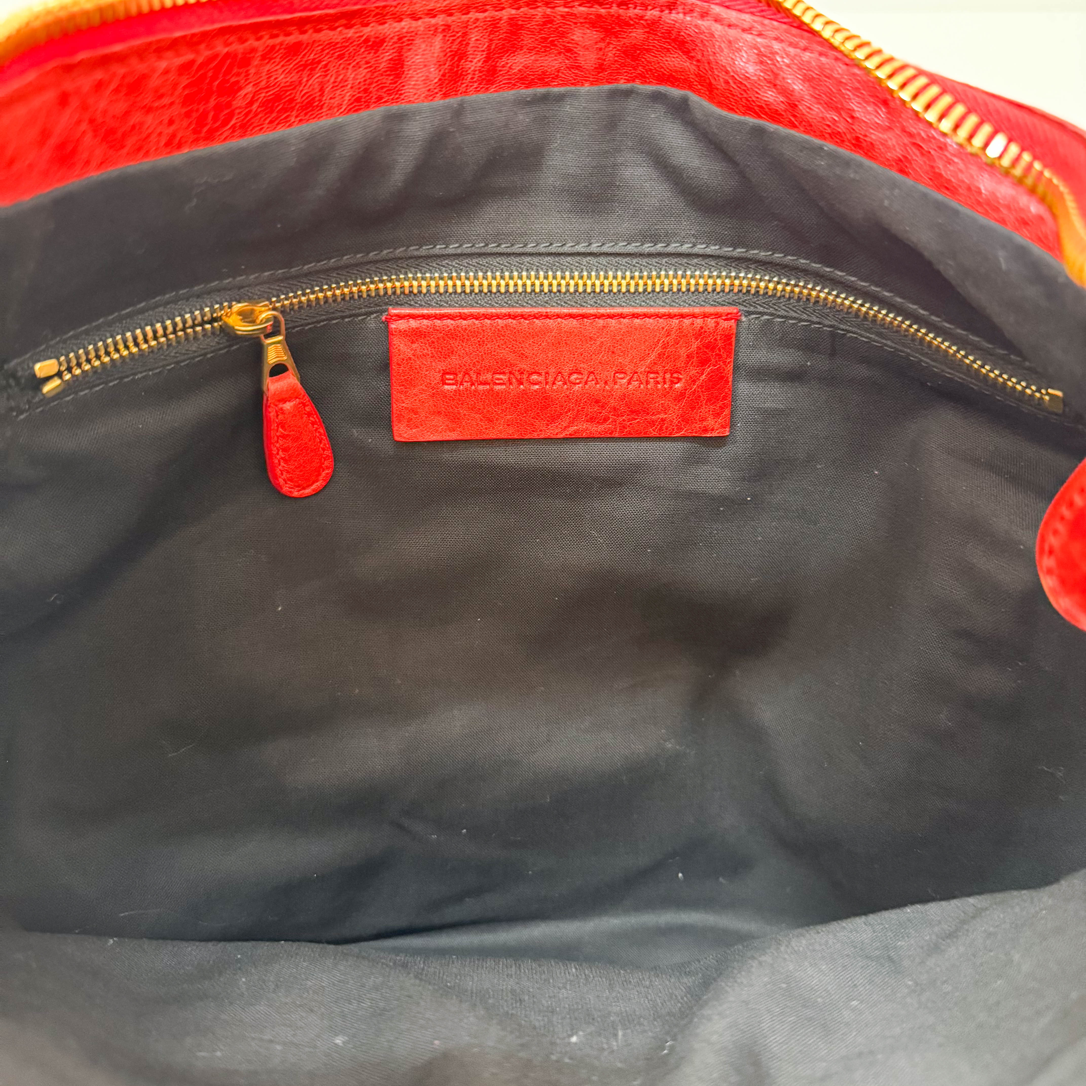 The Day Red Leather Hobo Shoulder Bag