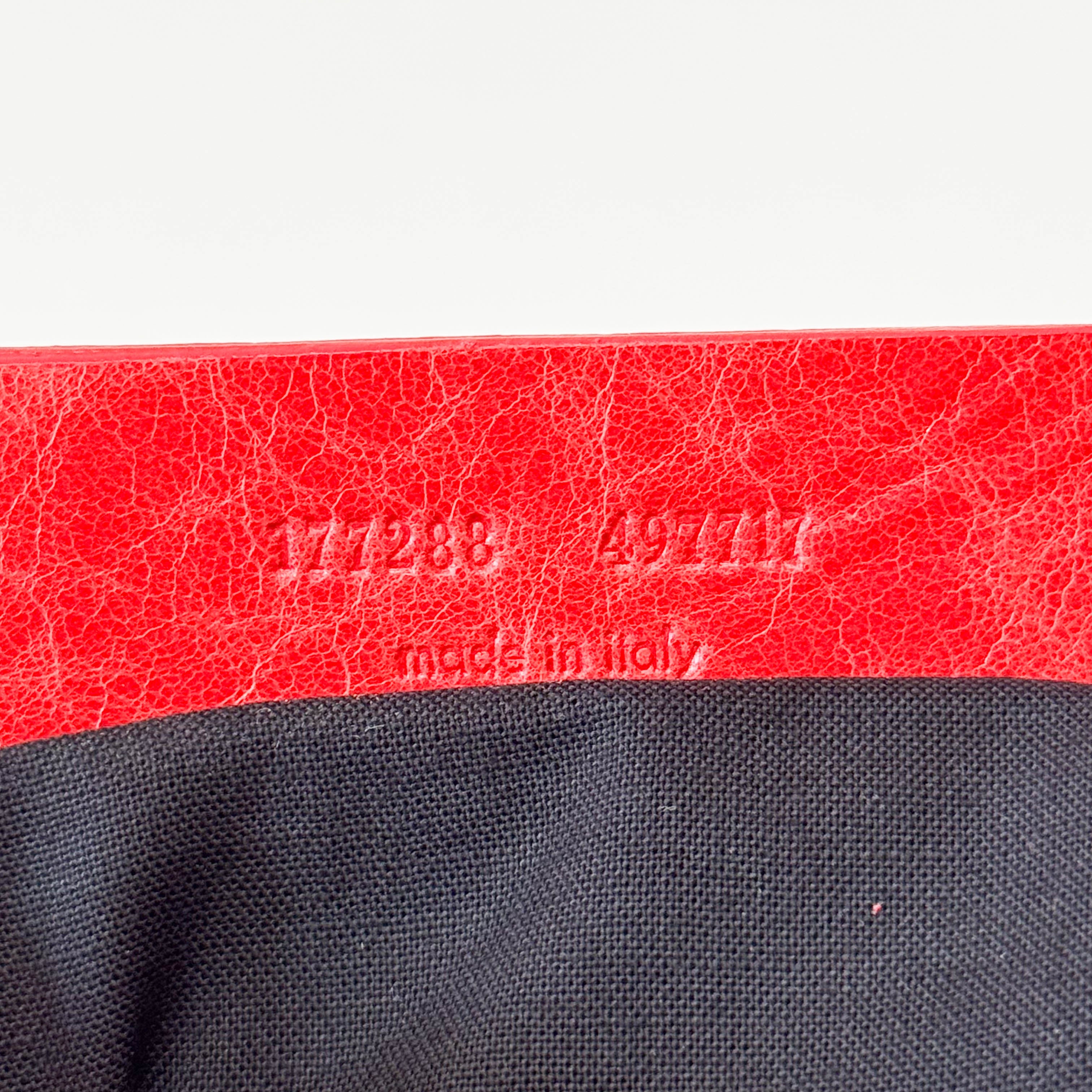 The Day Red Leather Hobo Shoulder Bag