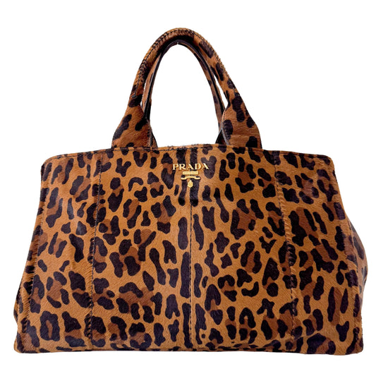 Canapa Leopard Print Tote Bag