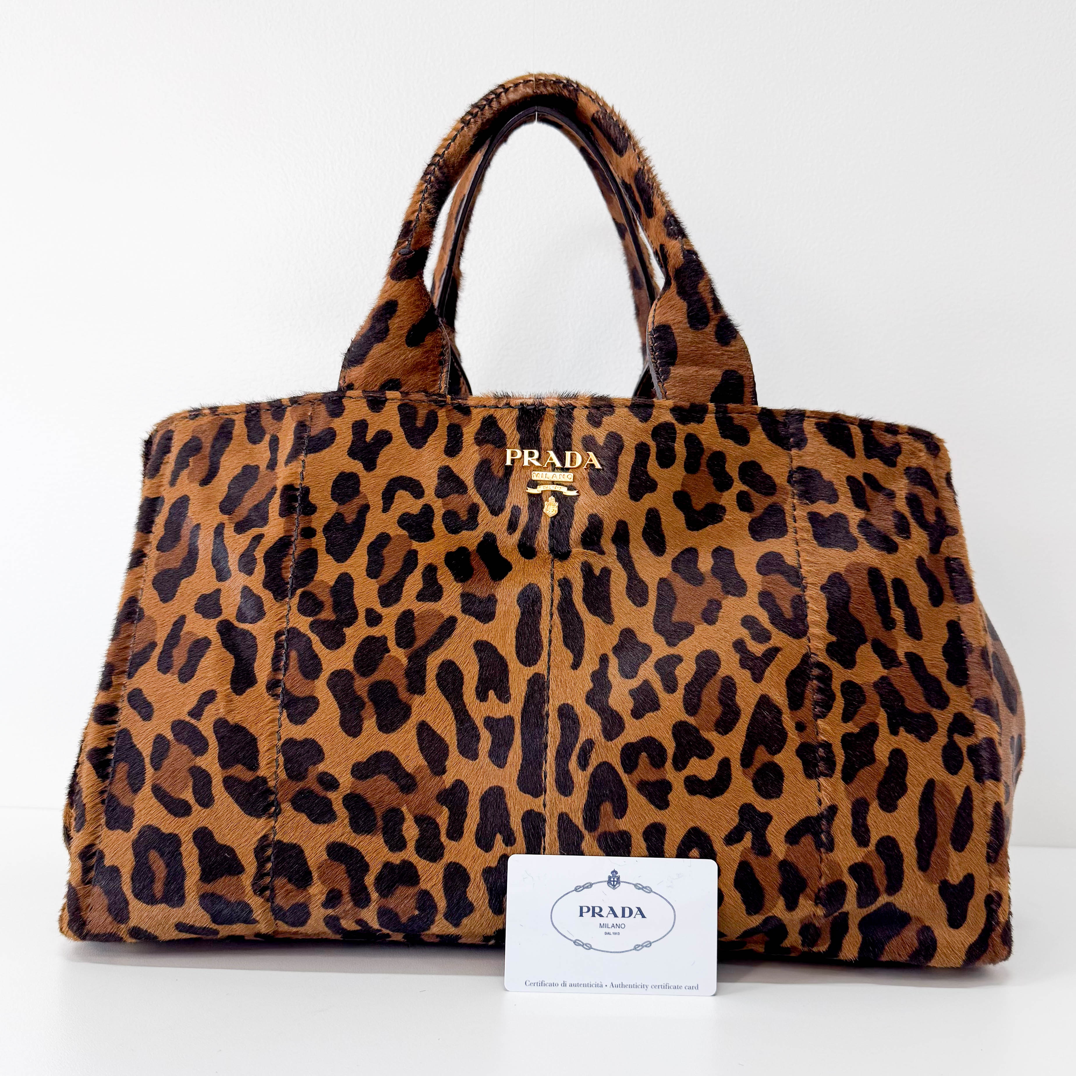 Canapa Leopard Print Tote Bag