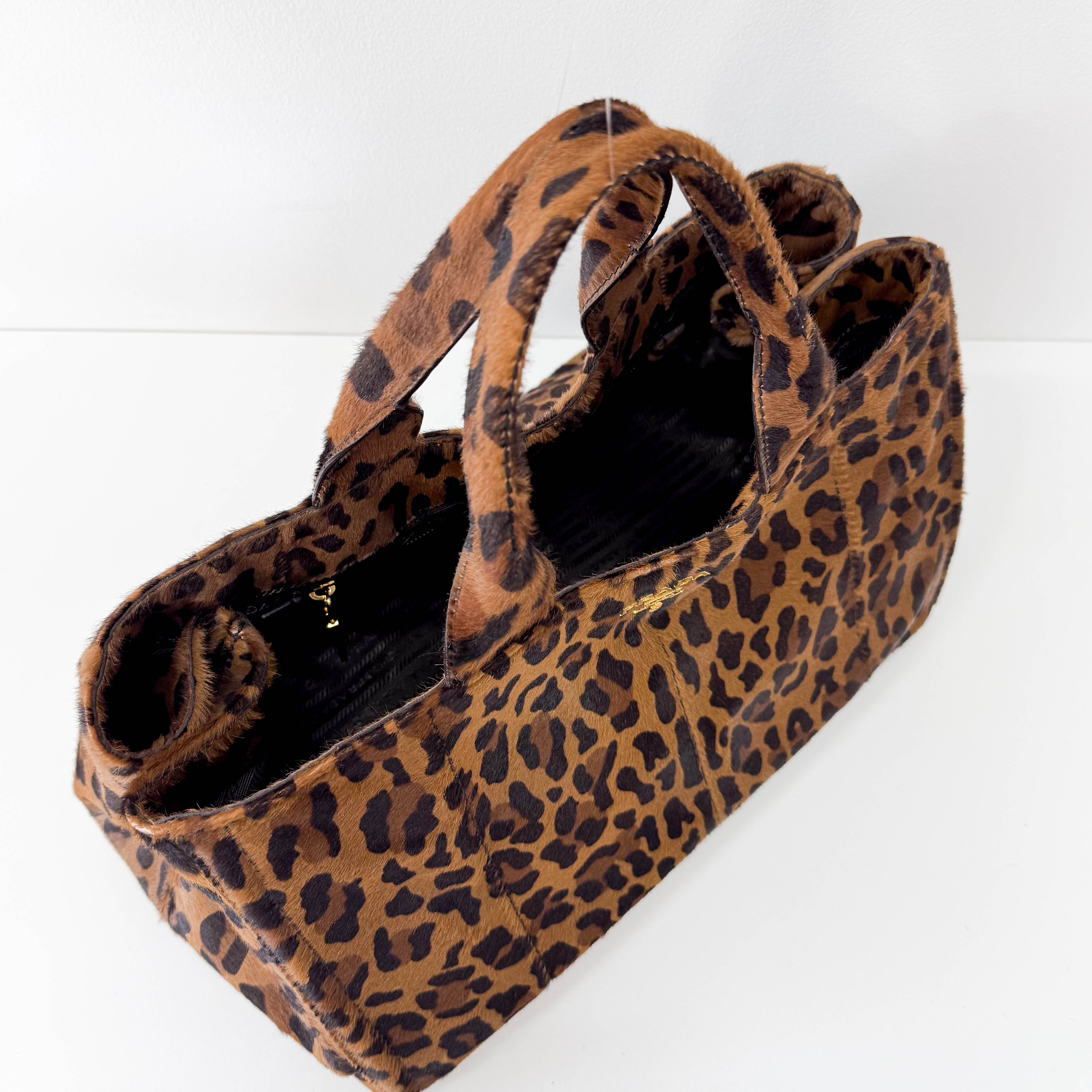 Canapa Leopard Print Tote Bag