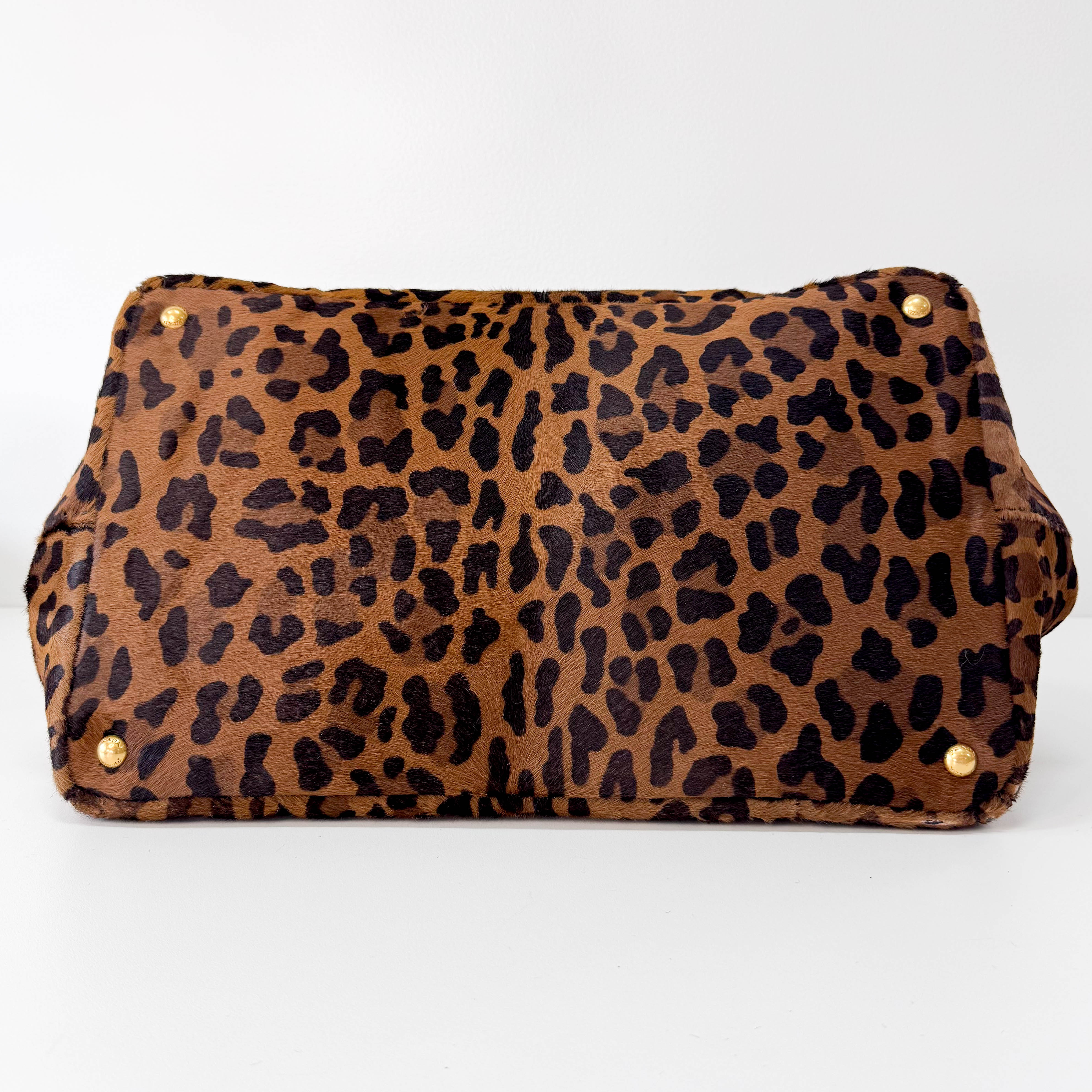 Canapa Leopard Print Tote Bag