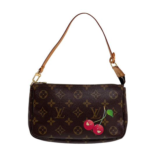 LV x Takashi Murakami Monogram Cherry Pochette Accesoire