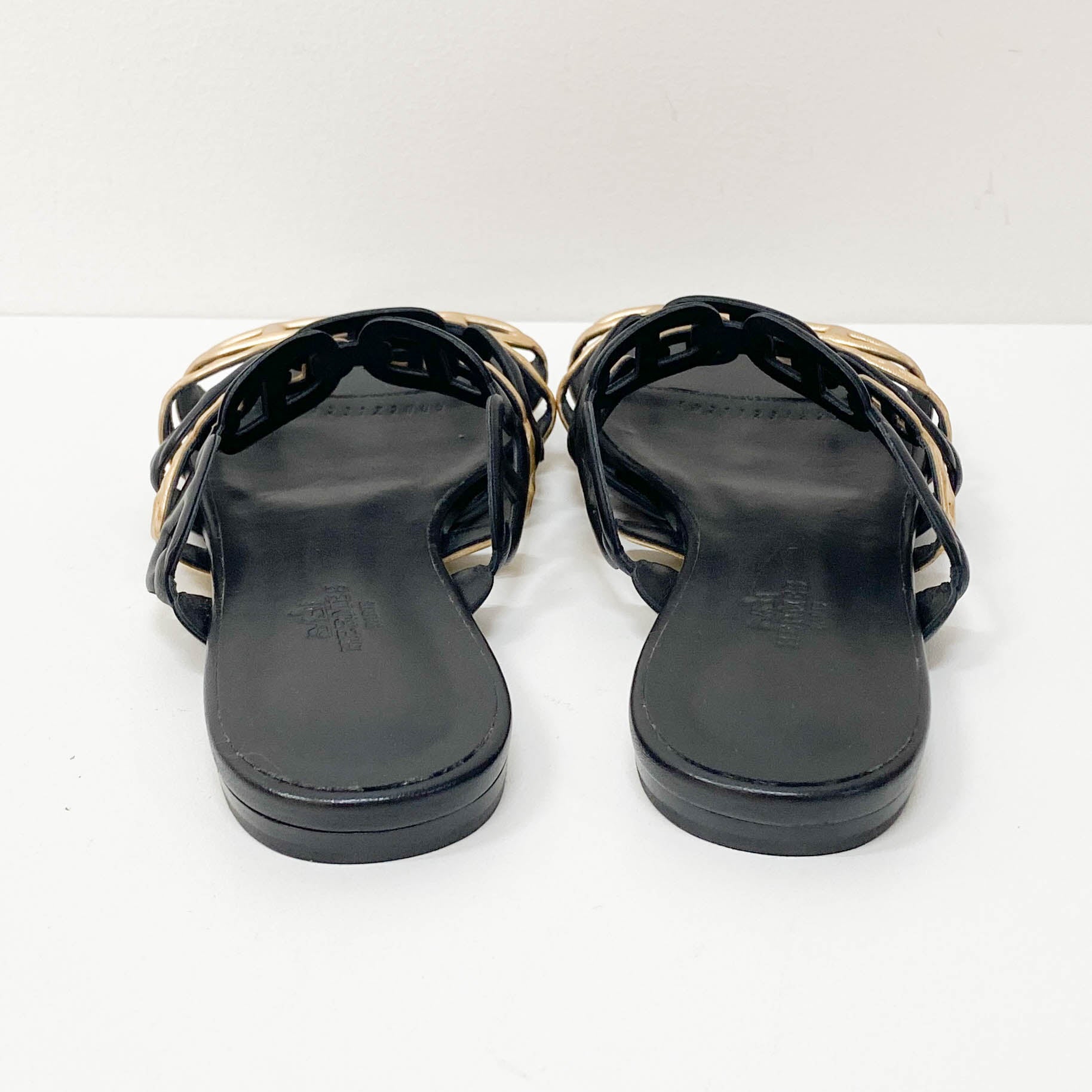 Size 37 Black Leather 