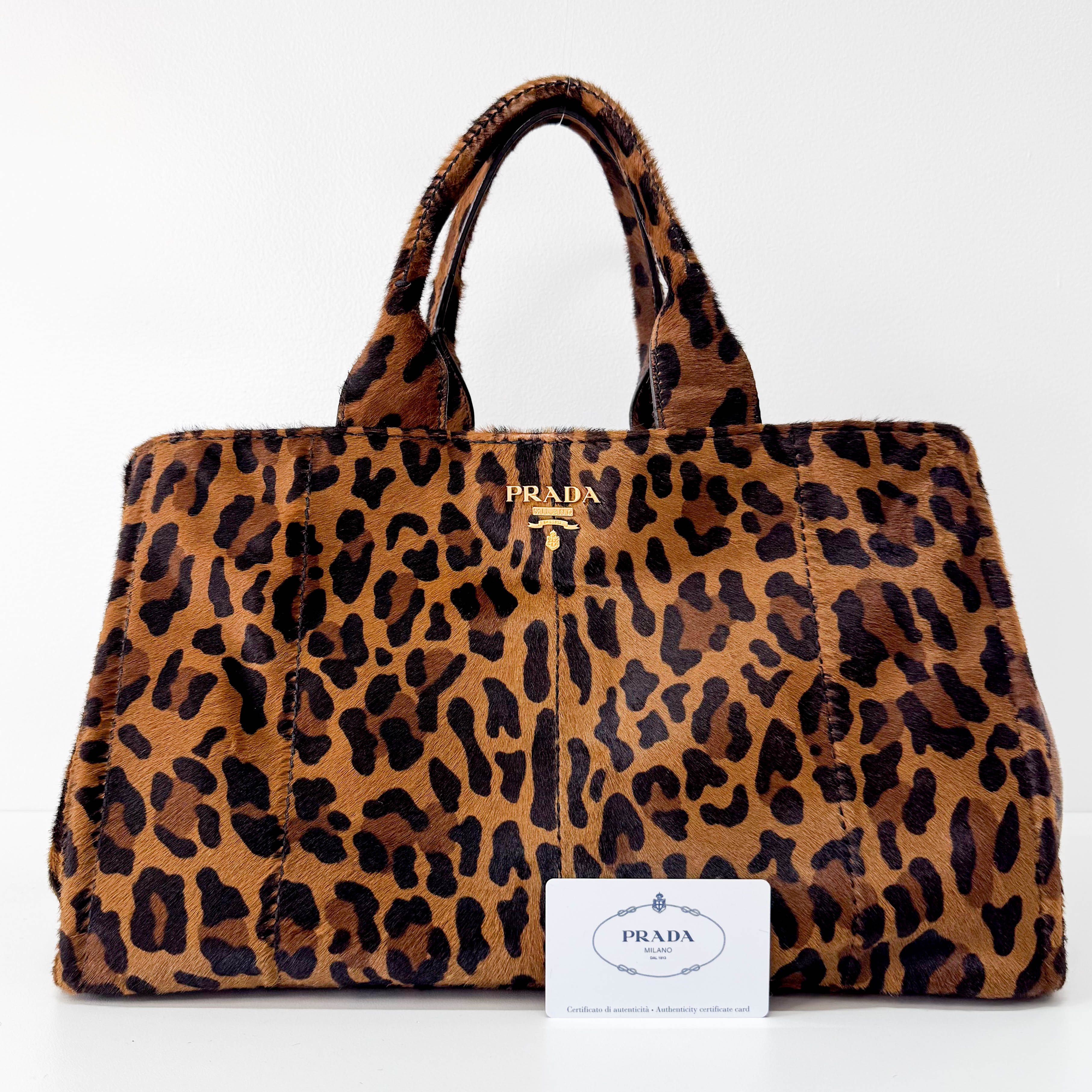 Canapa Leopard Print Tote Bag