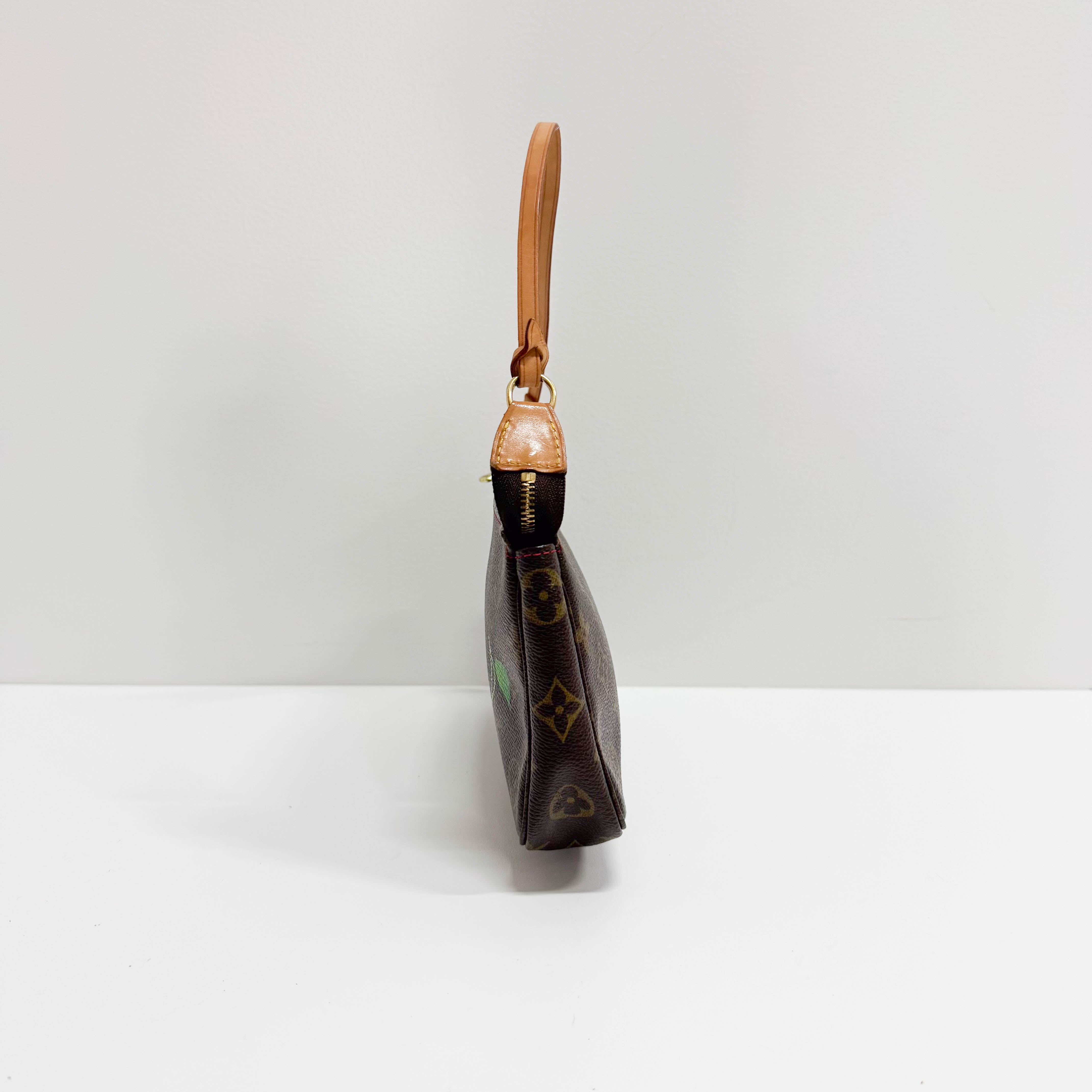 LV x Takashi Murakami Monogram Cherry Pochette Accesoire