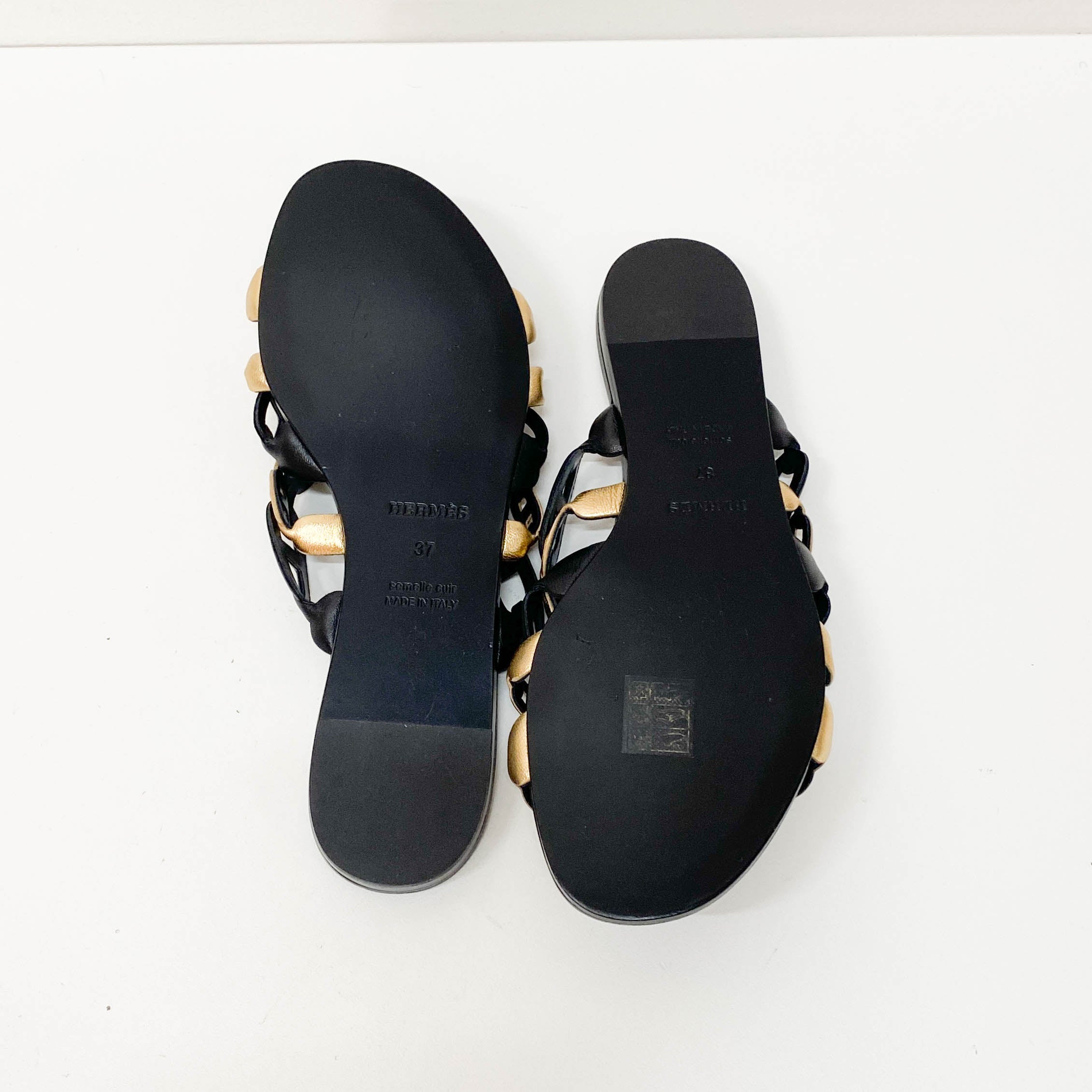 Size 37 Black Leather 