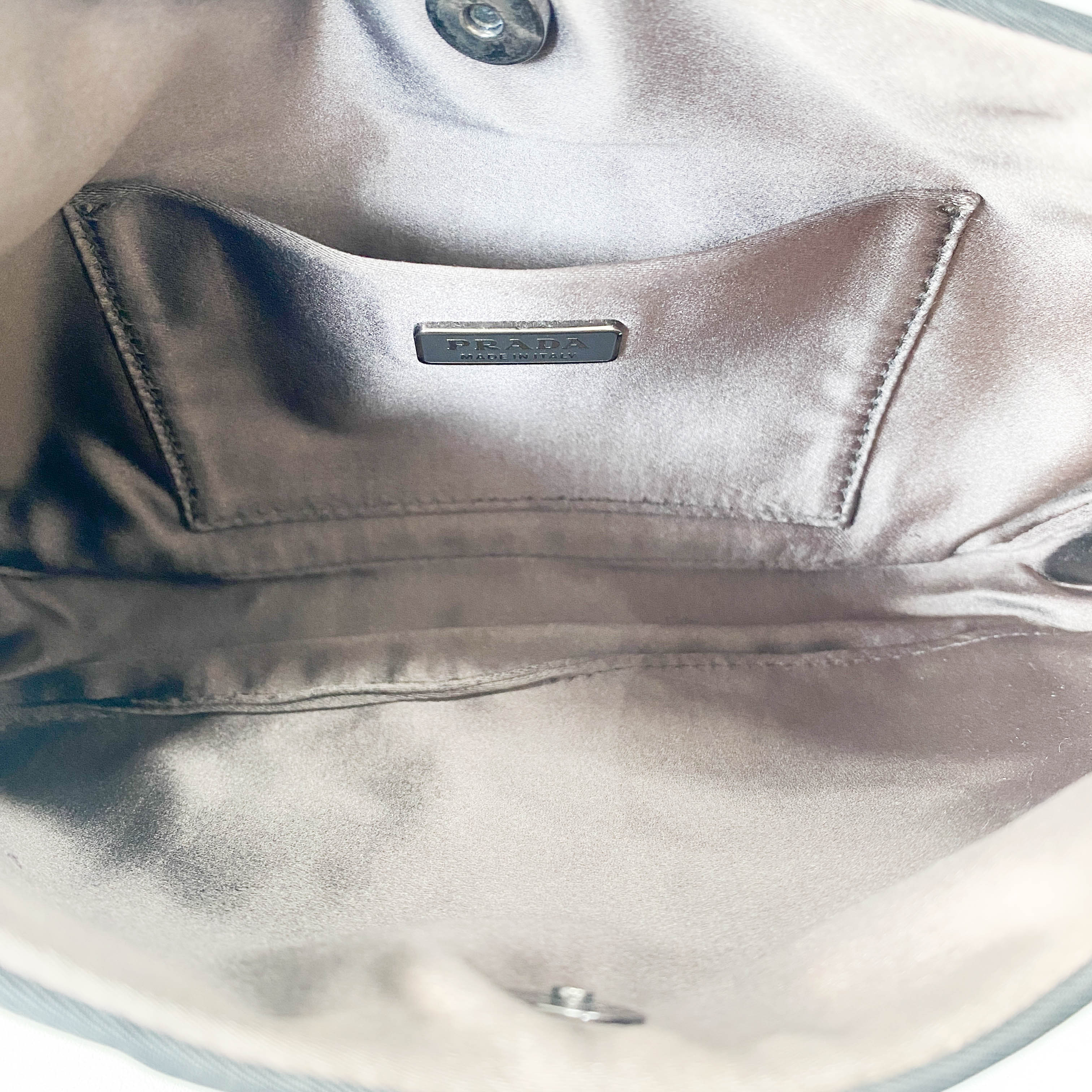 Black Nylon Pouch Shoulder Bag