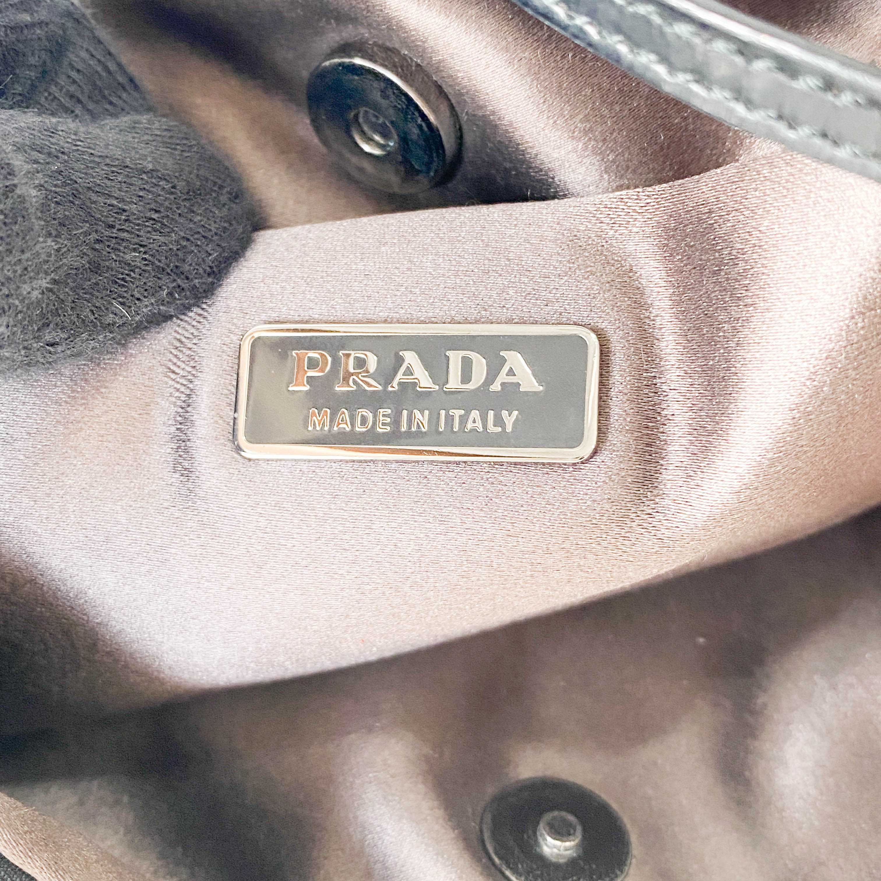 Black Nylon Pouch Shoulder Bag