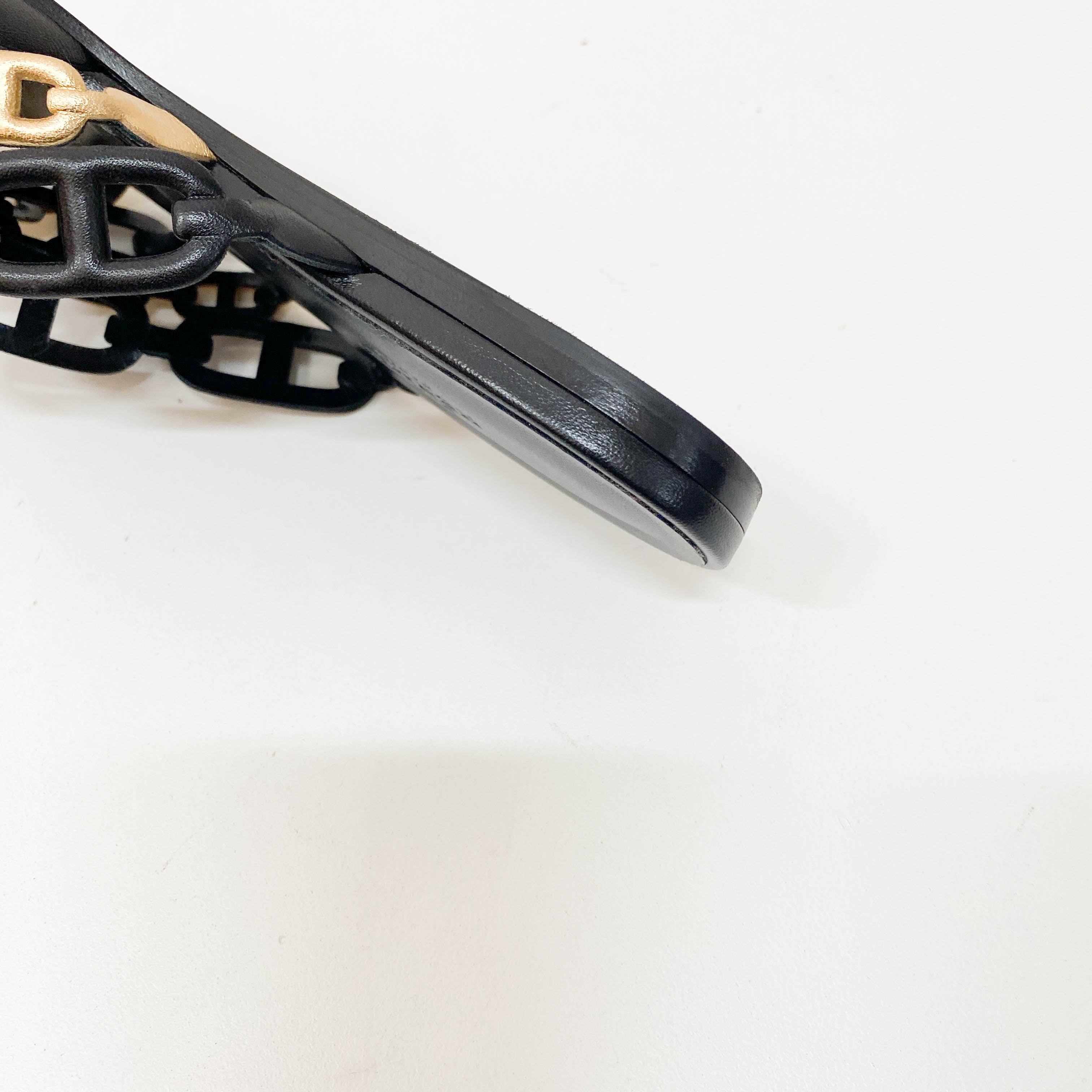 Size 37 Black Leather 