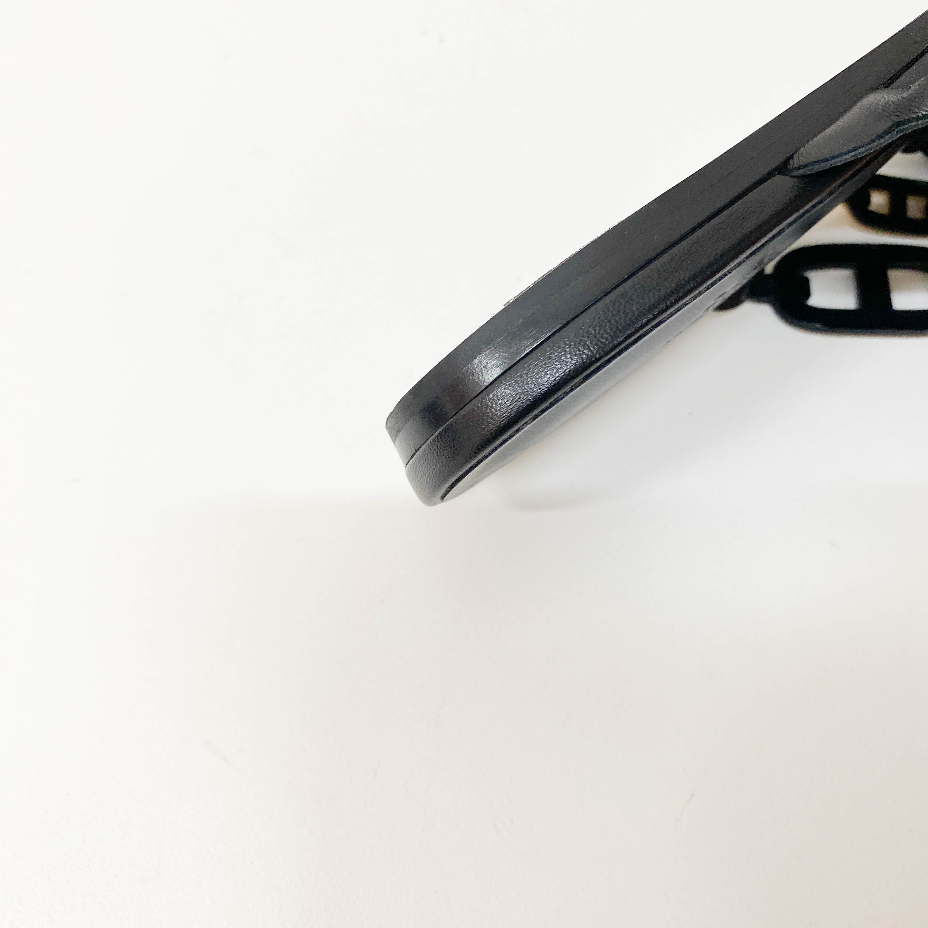 Size 37 Black Leather 