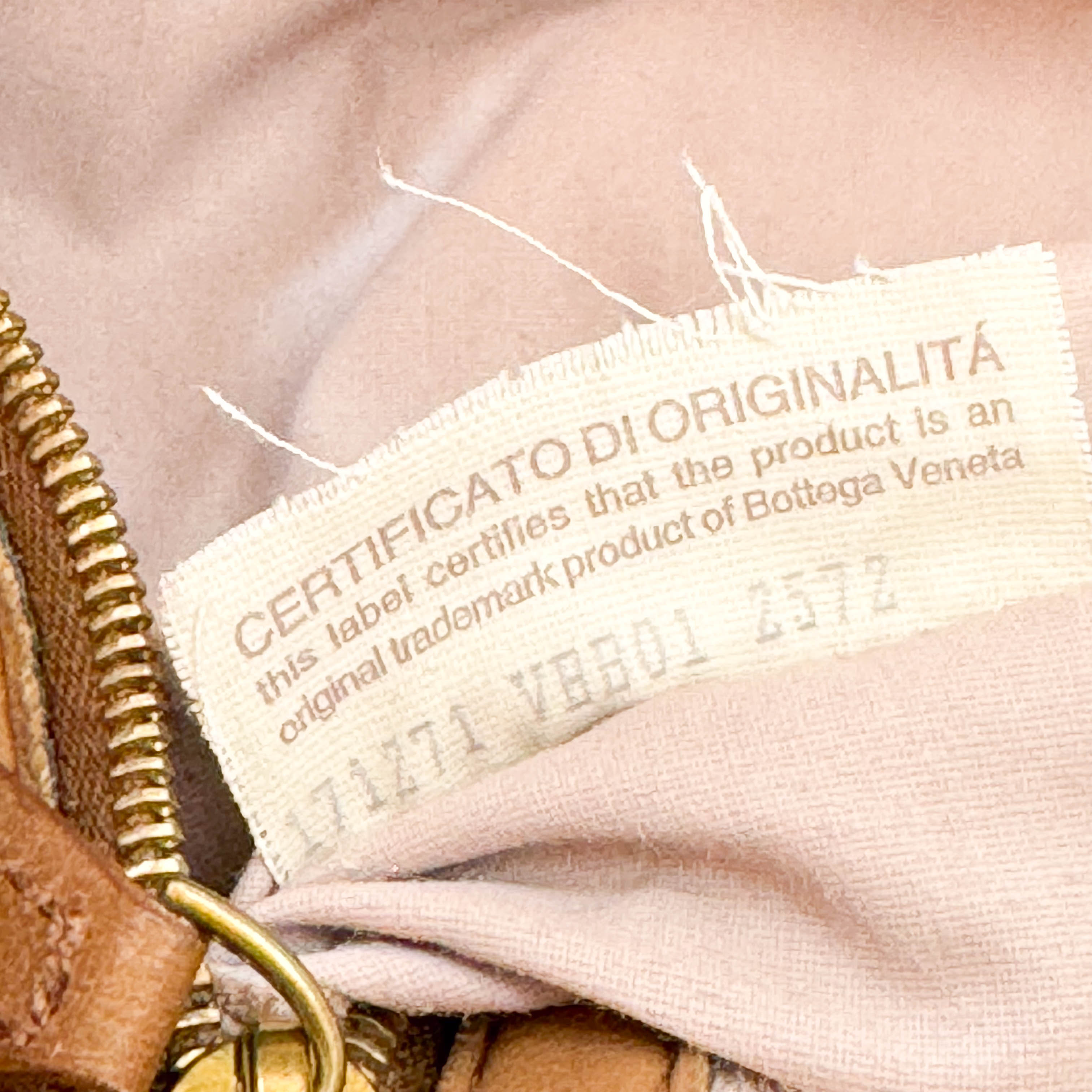 Intrecciato Brown Shoulder Bag