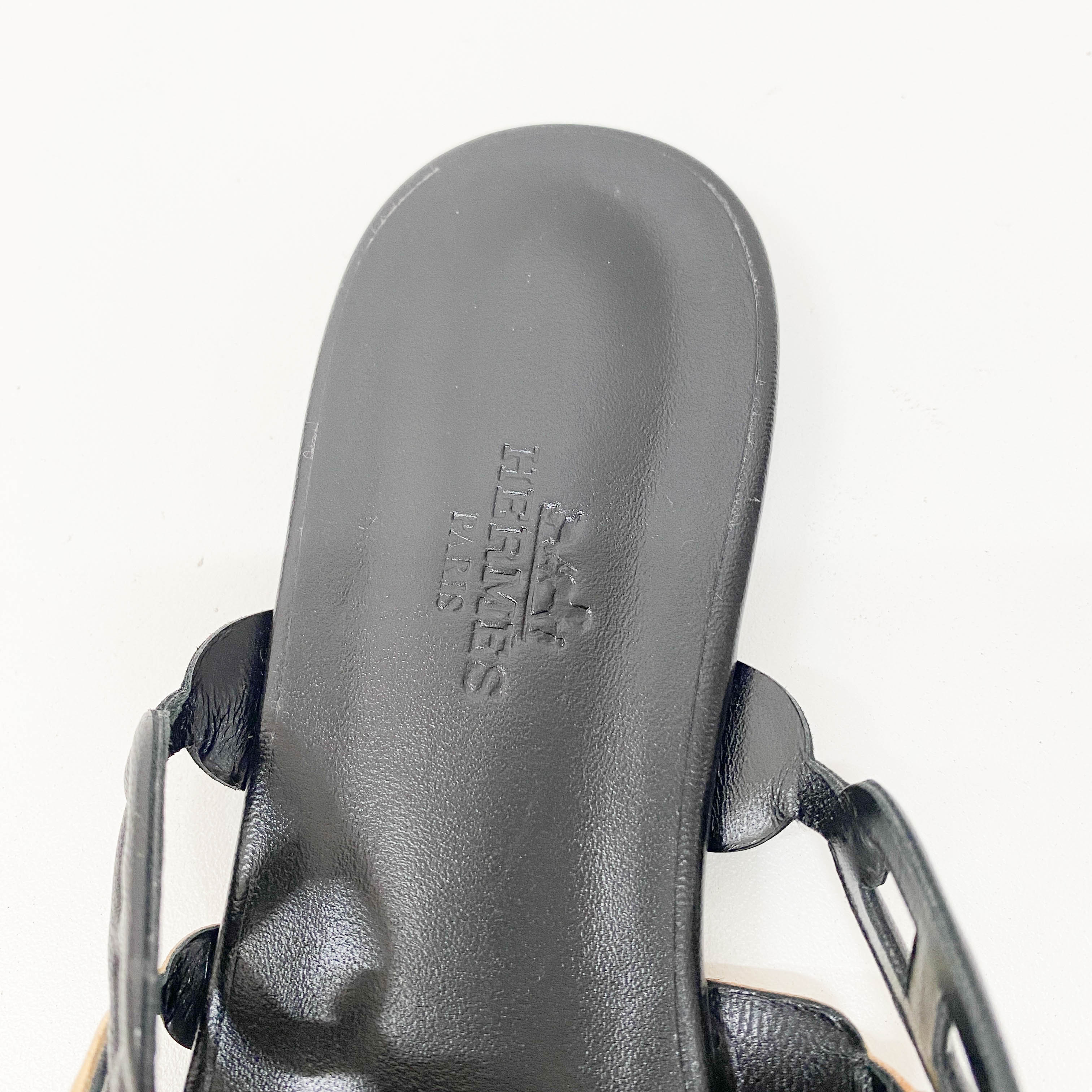 Size 37 Black Leather 