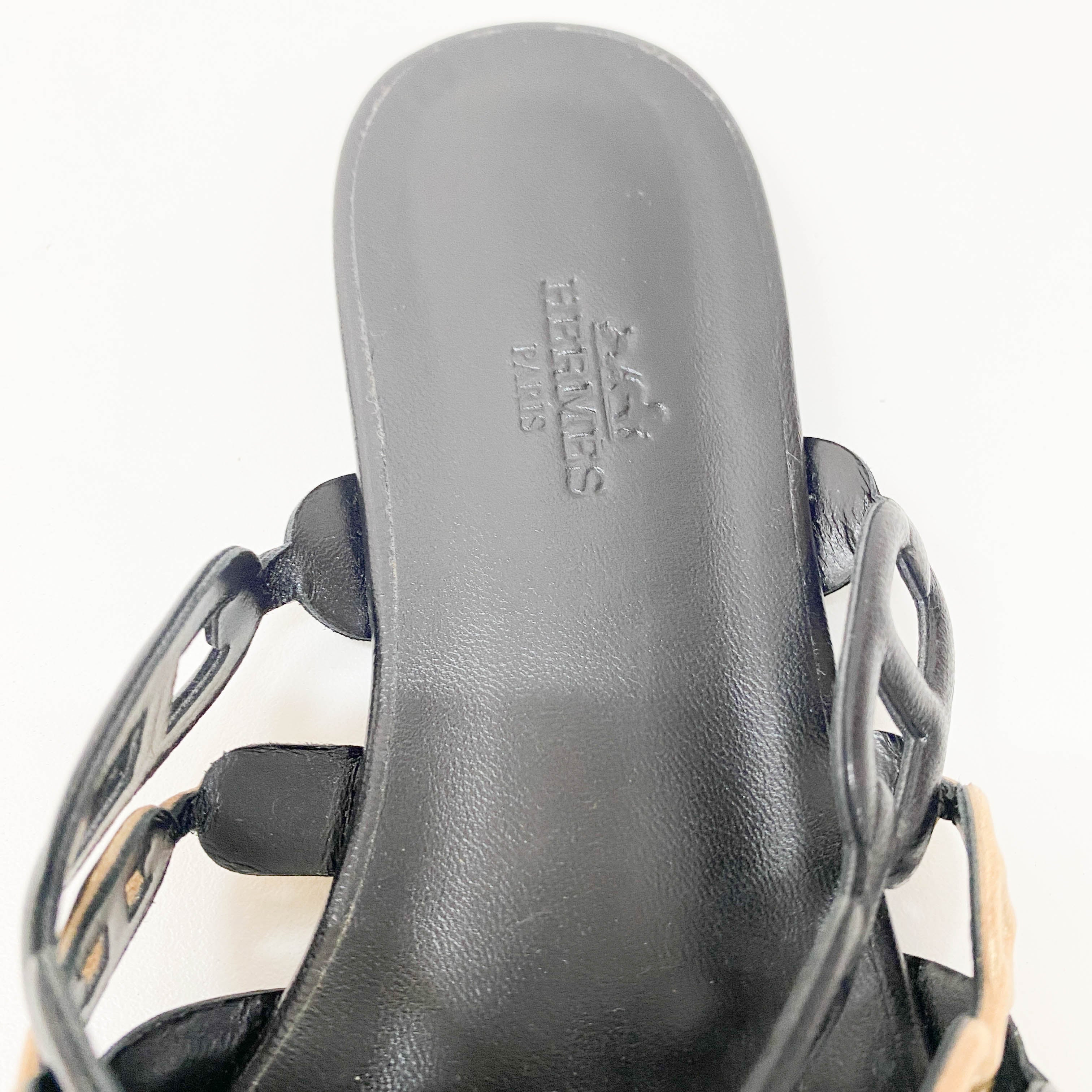 Size 37 Black Leather 