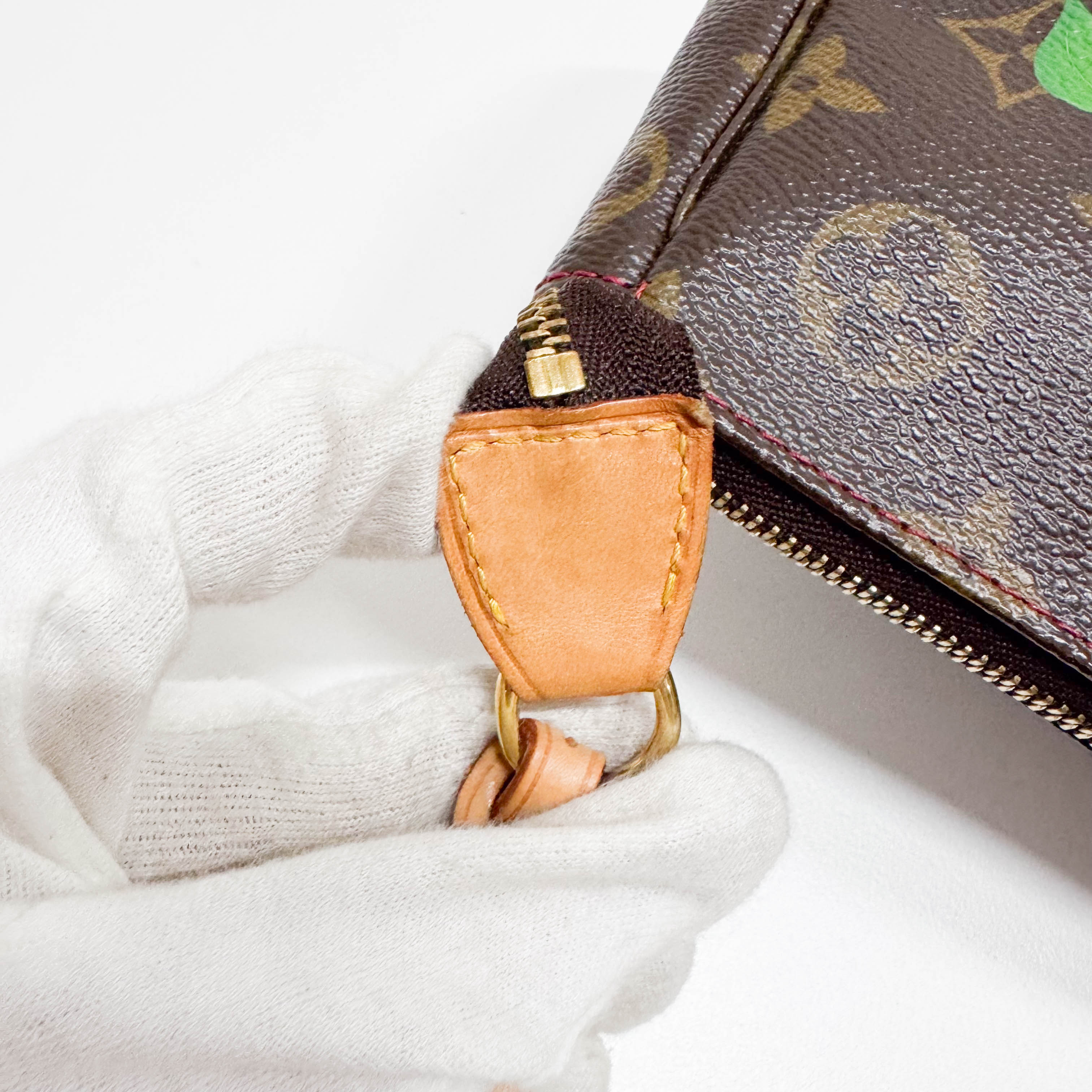 LV x Takashi Murakami Monogram Cherry Pochette Accesoire