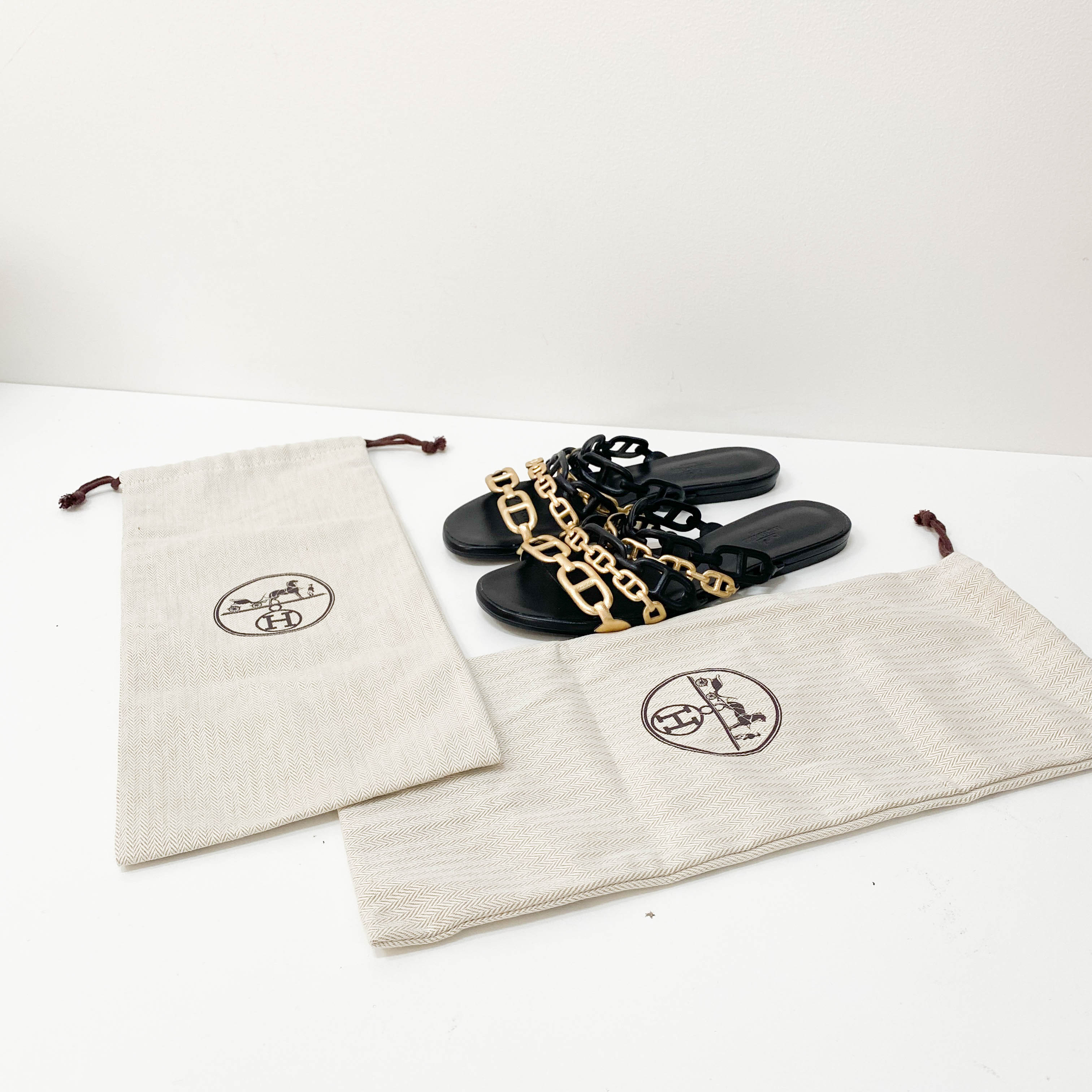 Size 37 Black Leather 