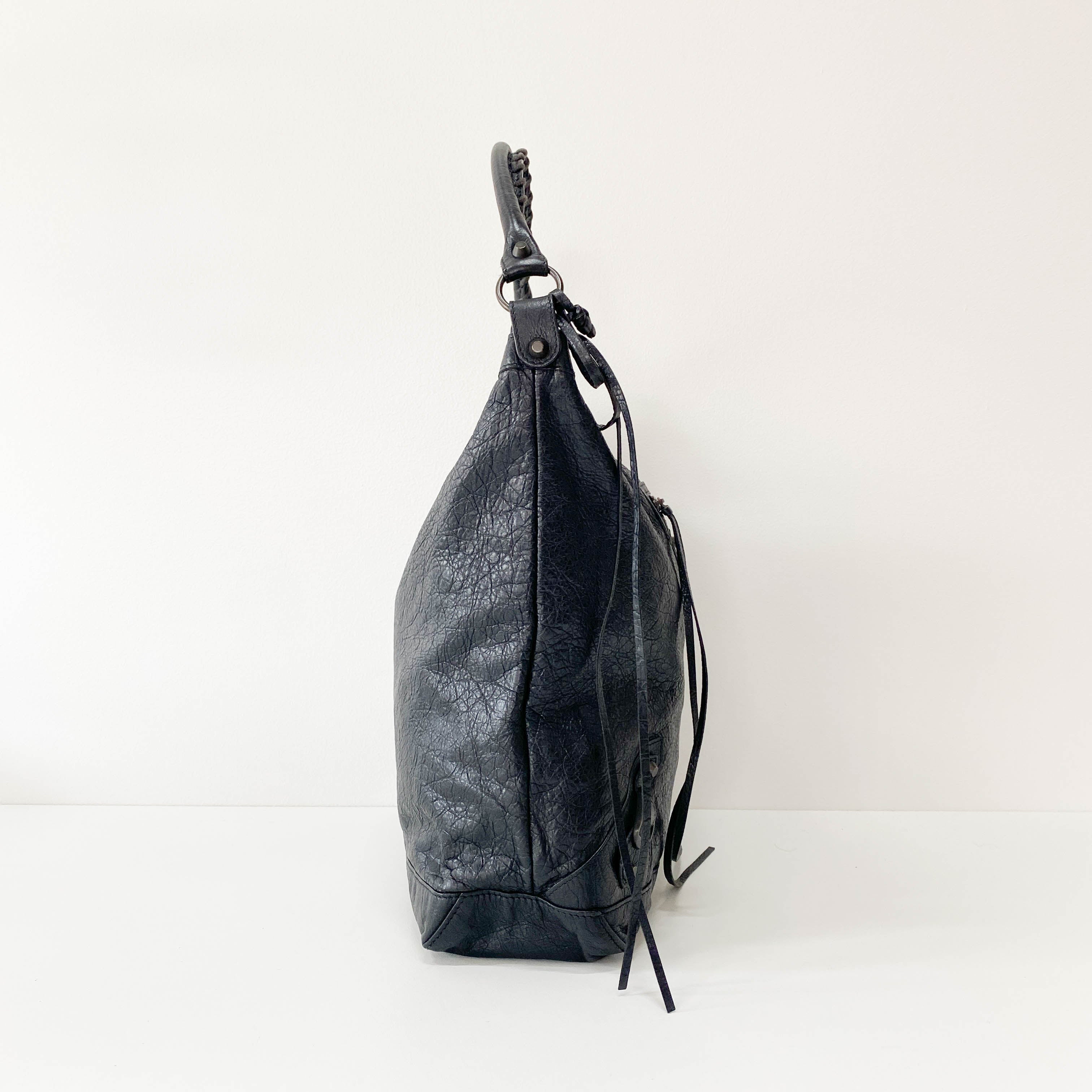 The Day Black Leather Bag